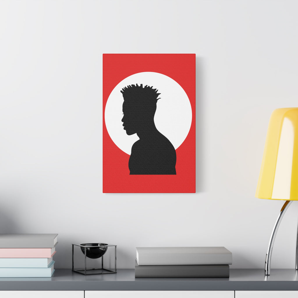 Male Silhouette — Canvas Art