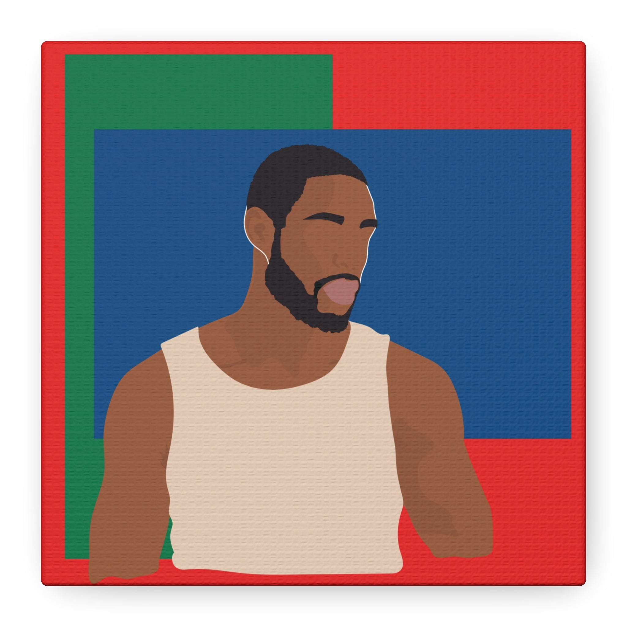 Modern Minimalist Bold Color Block -  Canvas Art