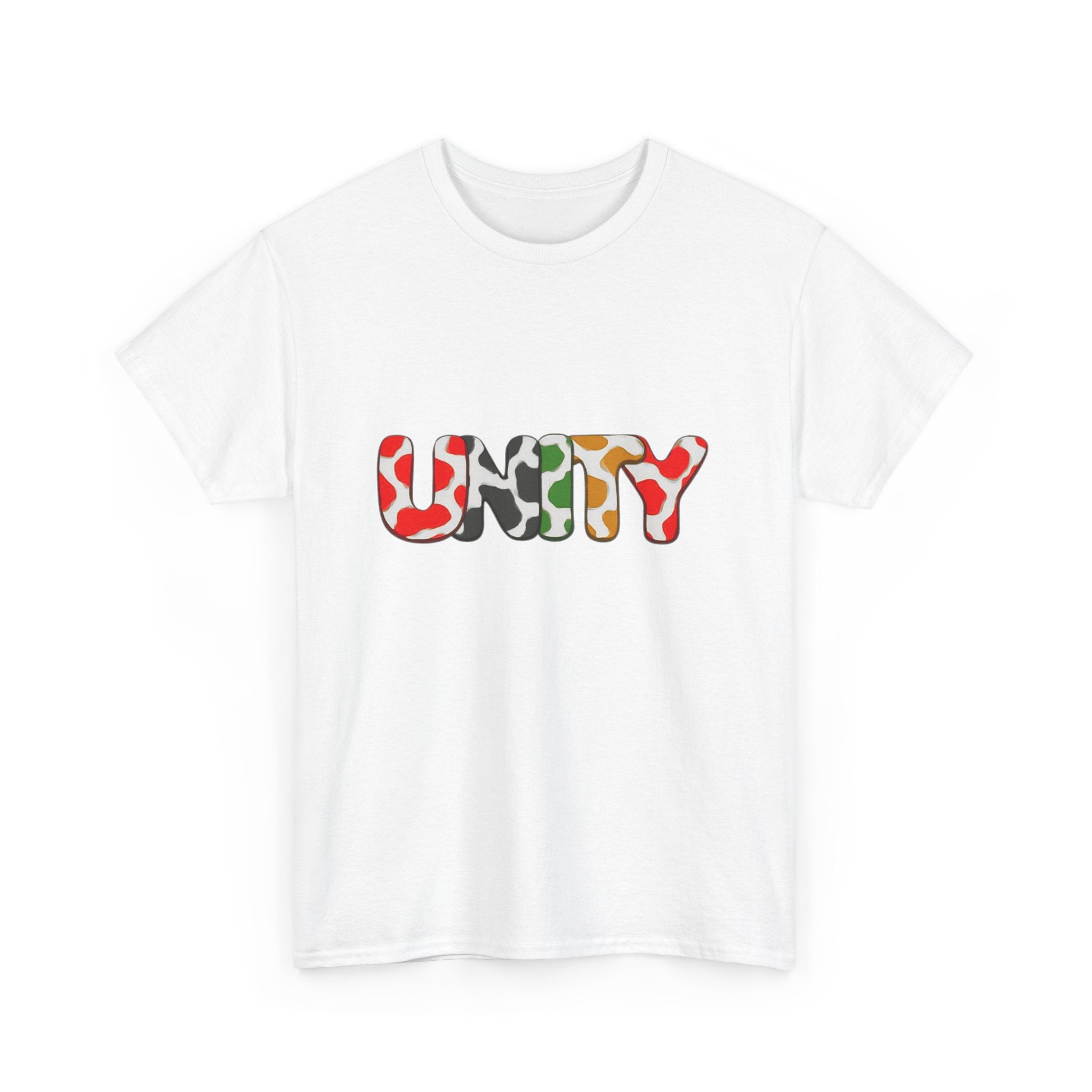 Unity  Colorful Camouflage –Empowerment Tee Shirt