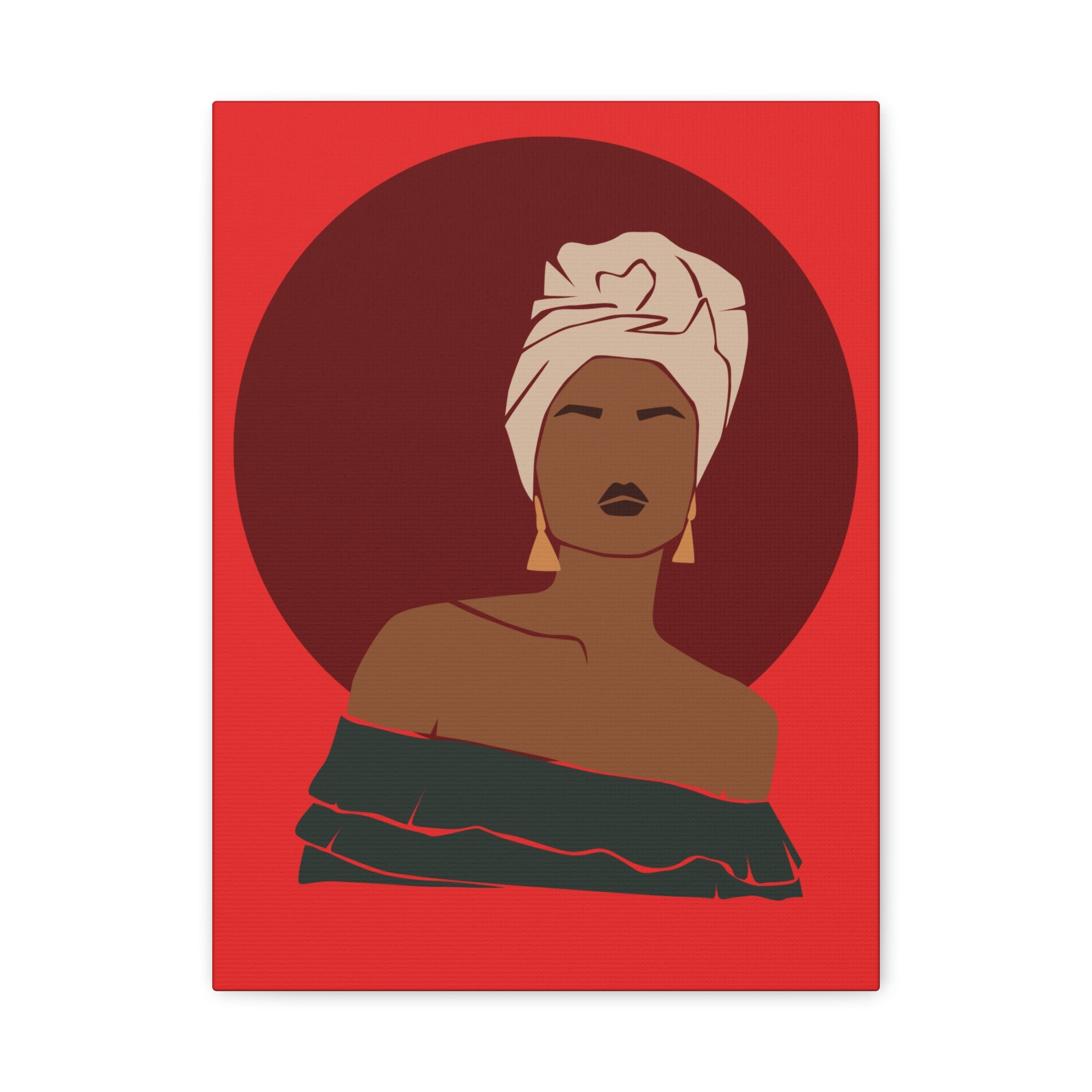 Afrocentric Woman - Canvas Art