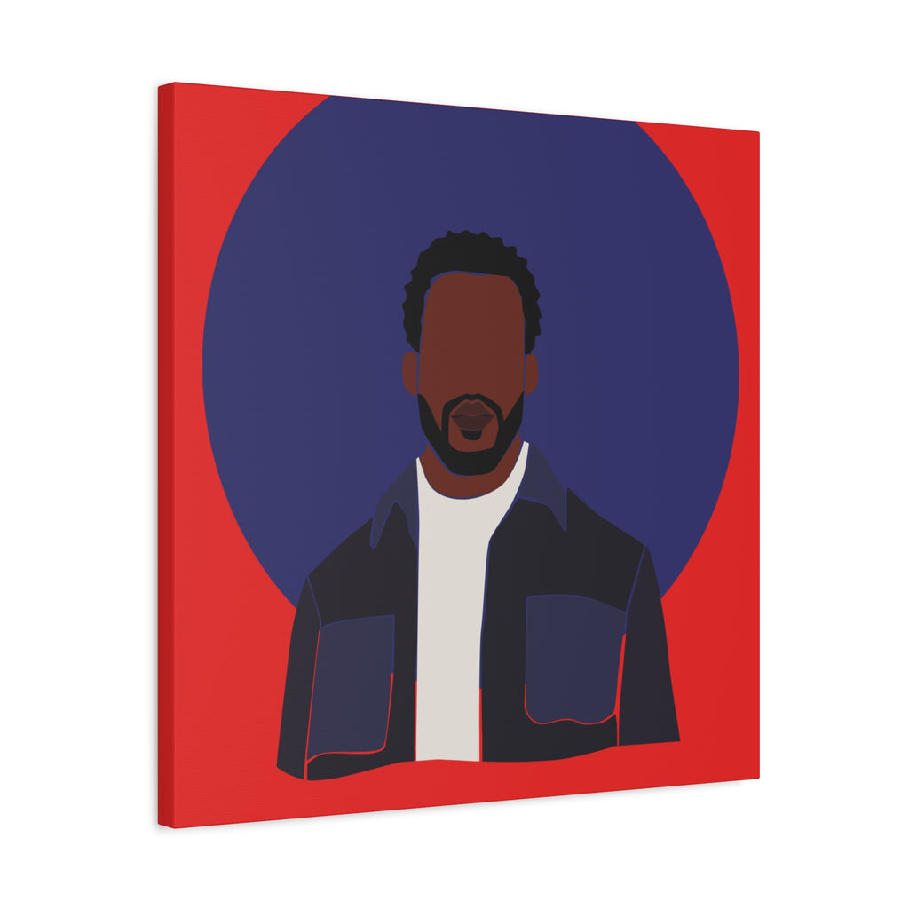 Minimalist Male Abstract — Canvas Art