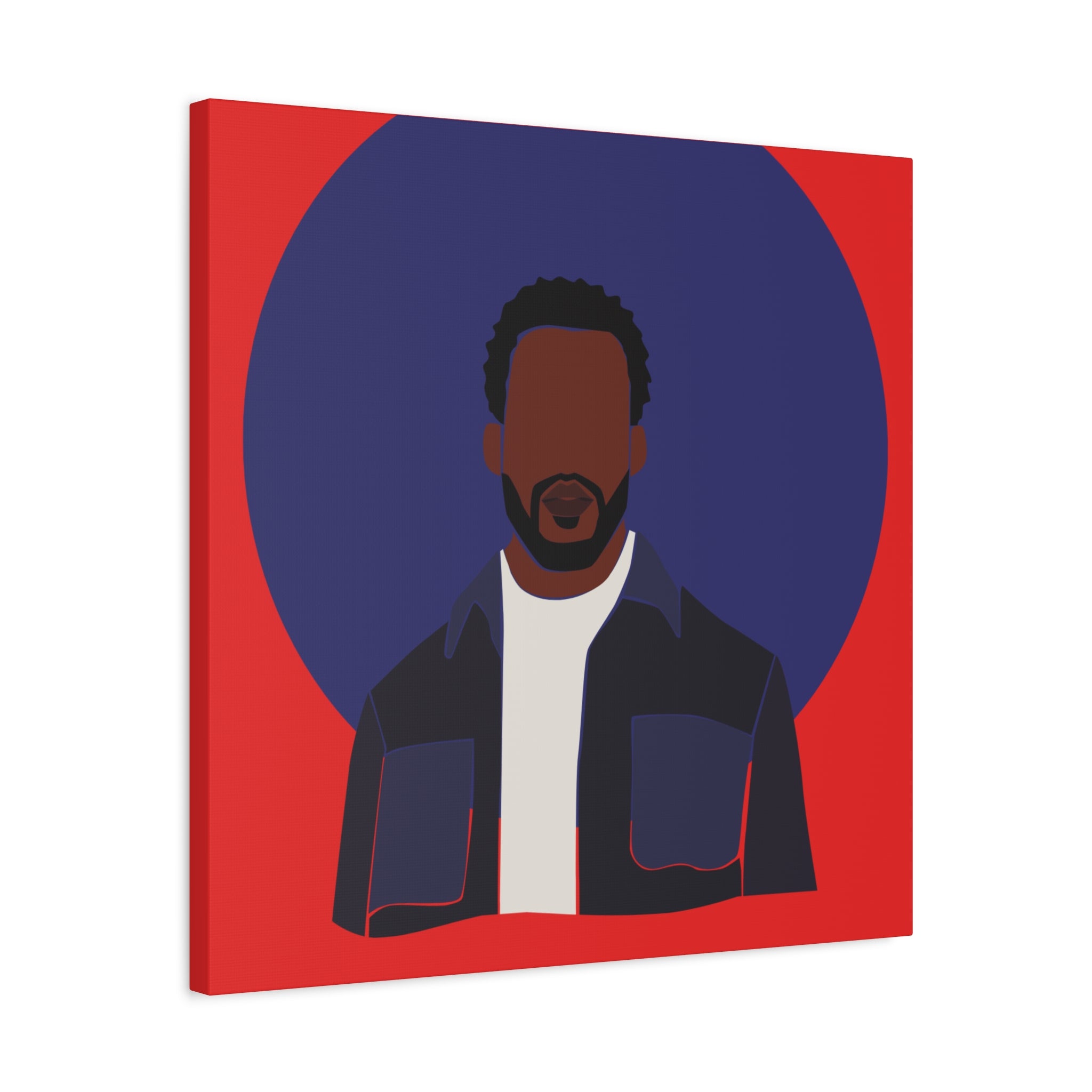 Minimalist Male Abstract — Canvas Art