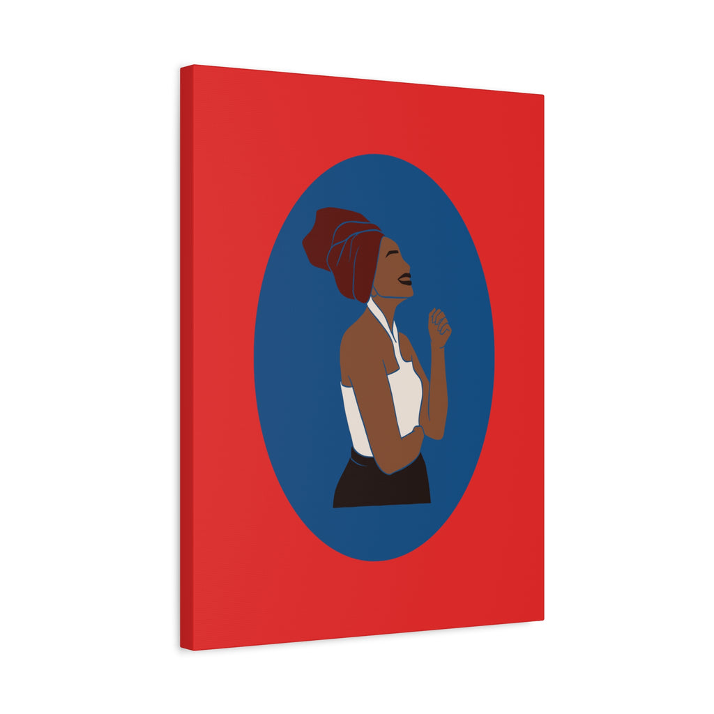 Joyful Woman — Canvas Art