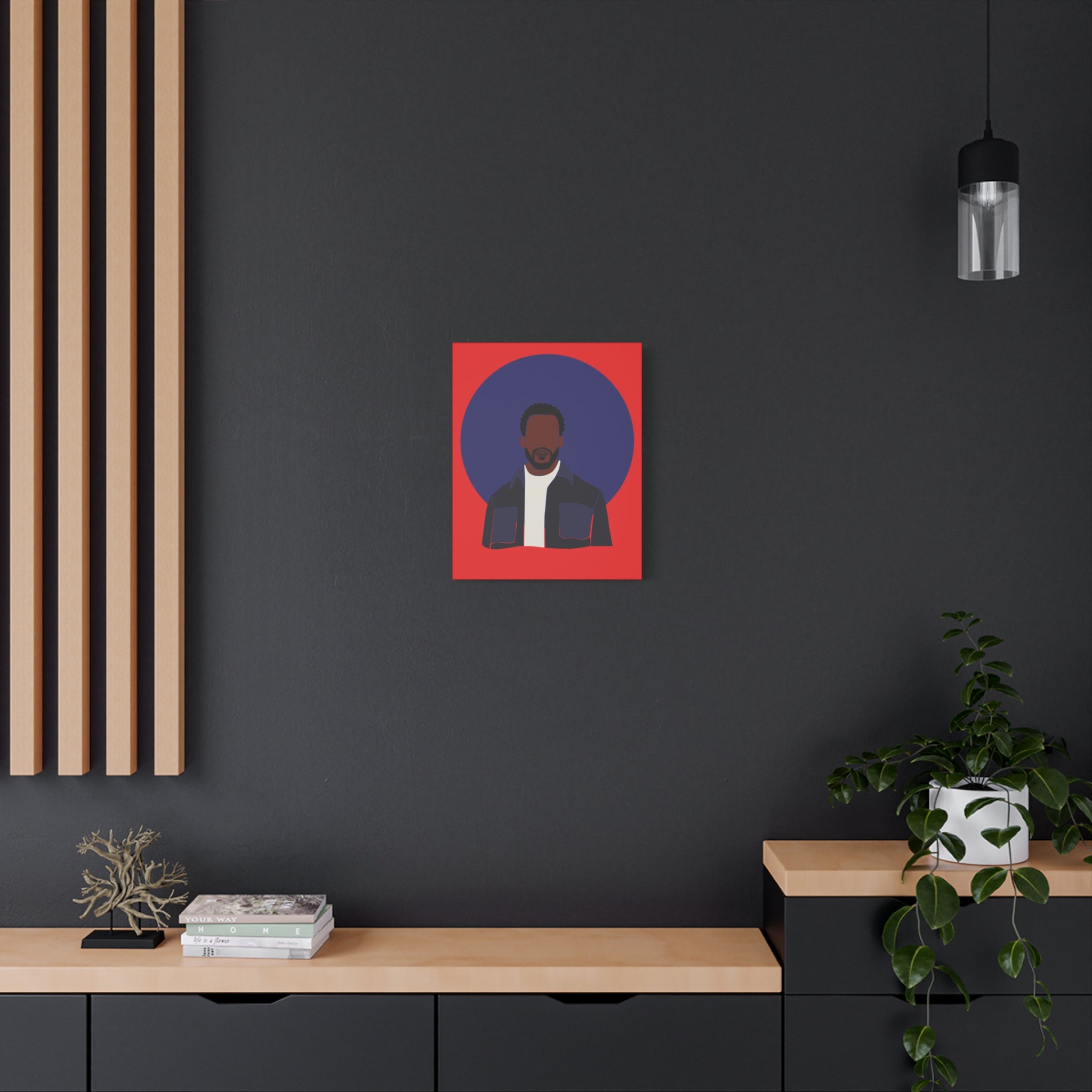 Minimalist Male Abstract — Canvas Art