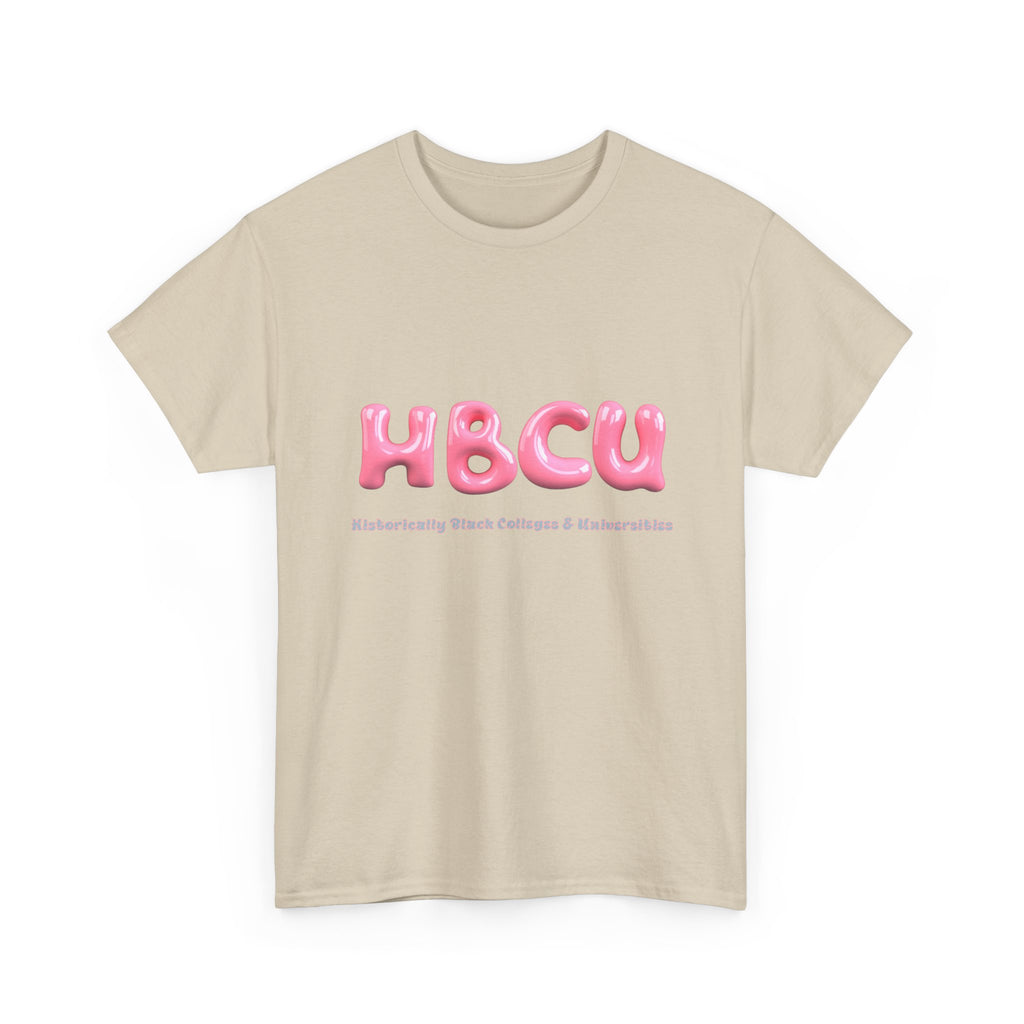 HBCU Pink Bubble Letter - Empowerment Tee Shirt