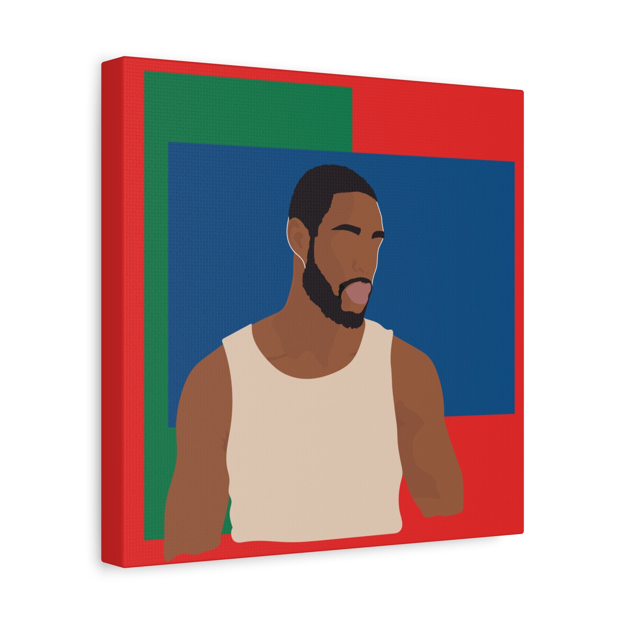 Modern Minimalist Bold Color Block -  Canvas Art
