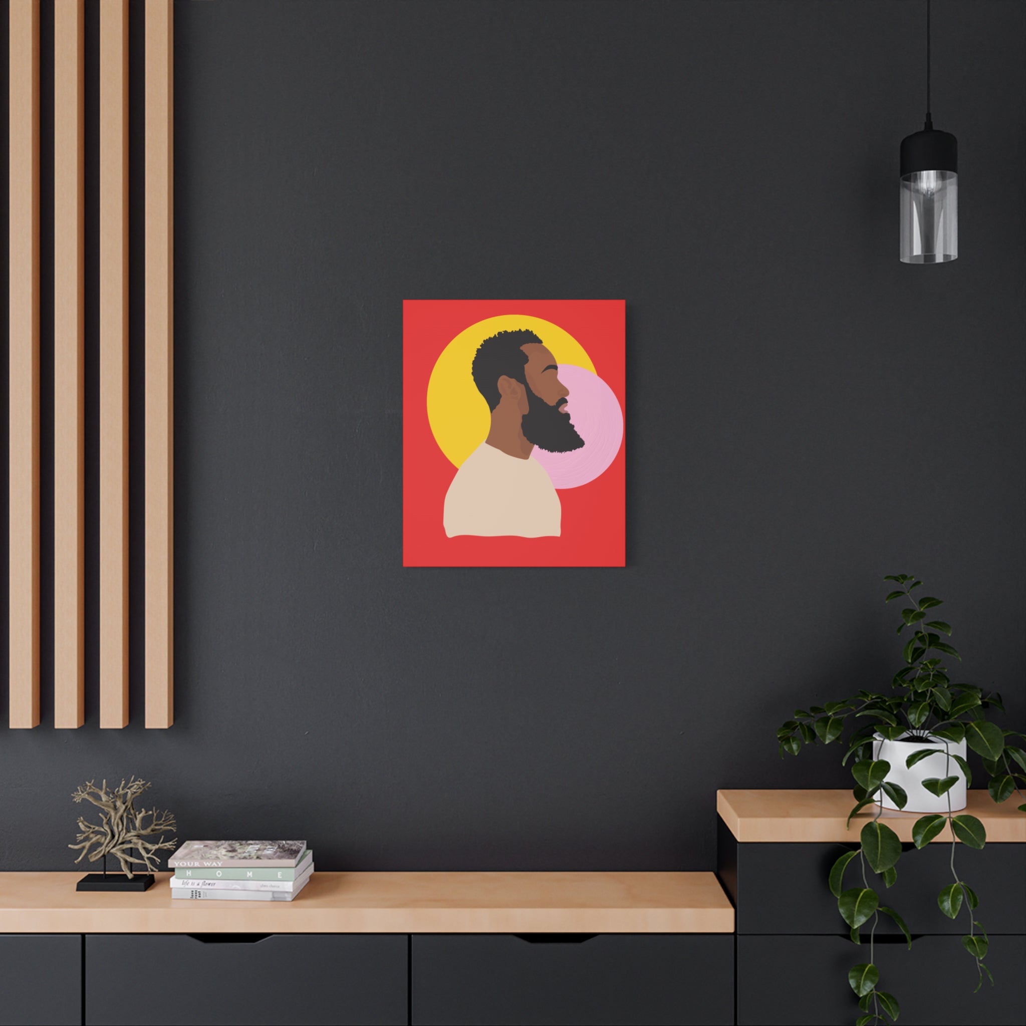 Bearded Man - Canvas Art