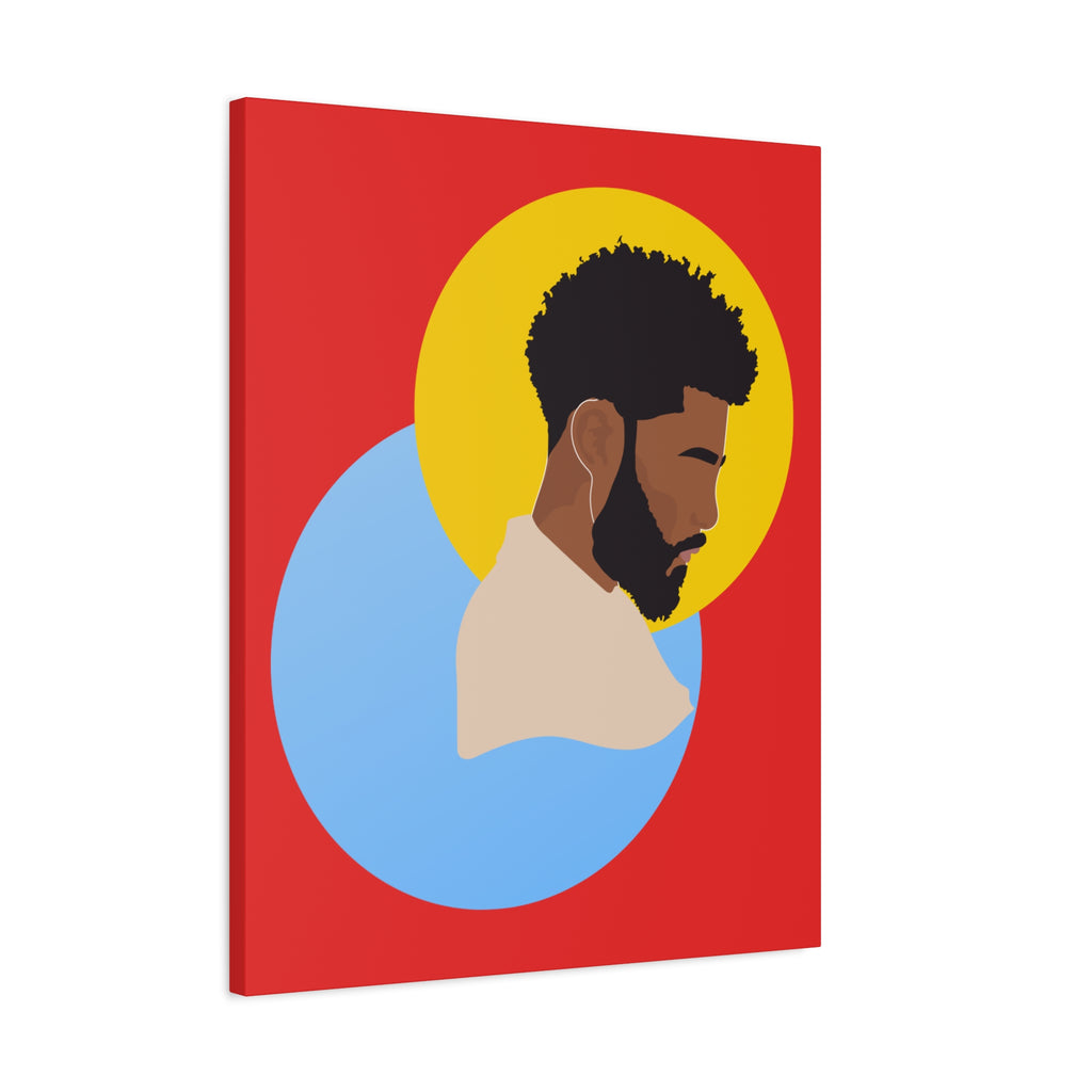 Male Silhouette — Canvas Art