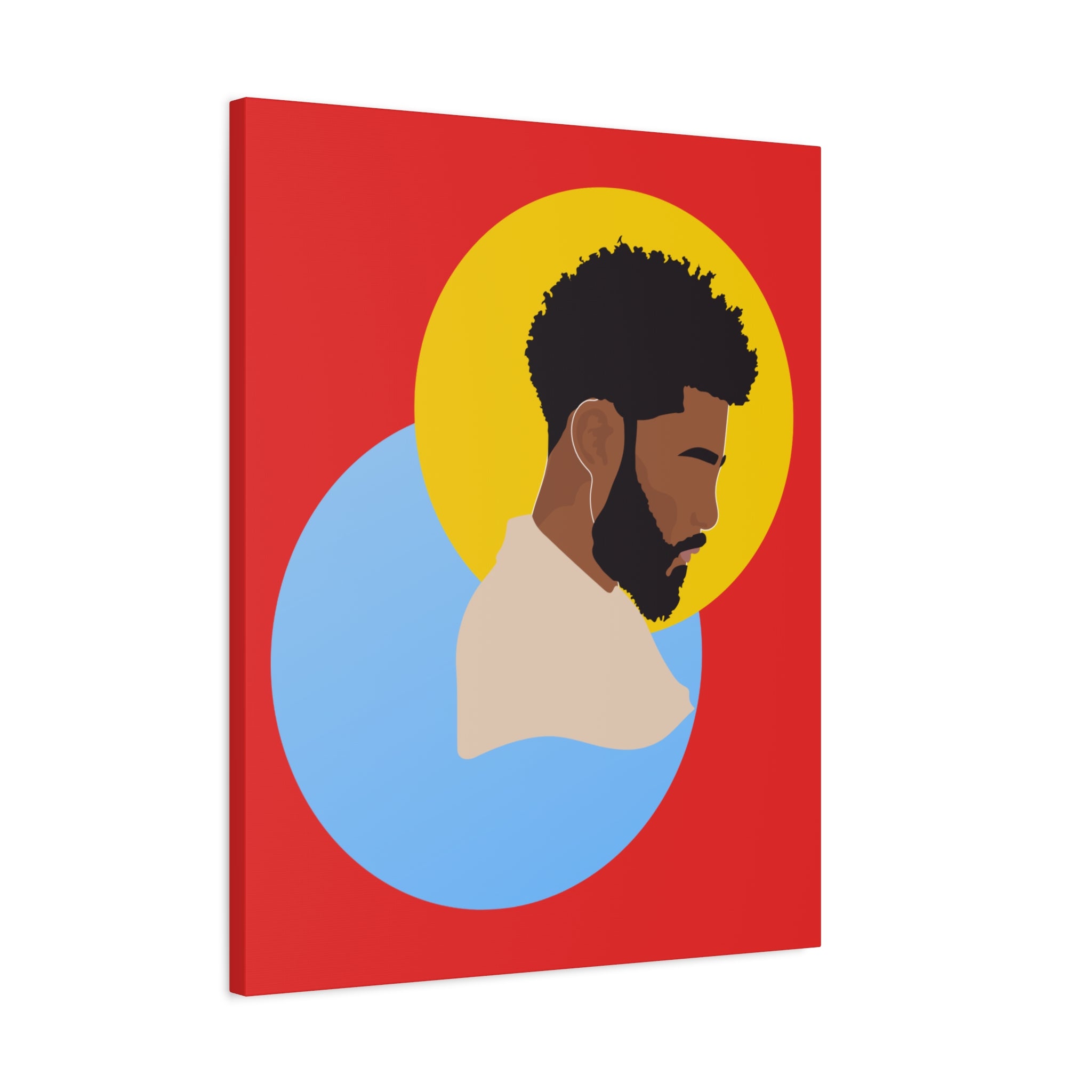 Male Silhouette — Canvas Art