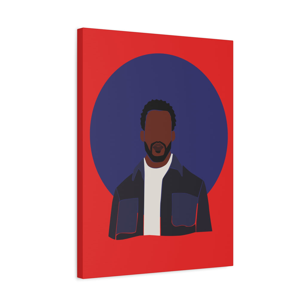 Minimalist Male Abstract — Canvas Art