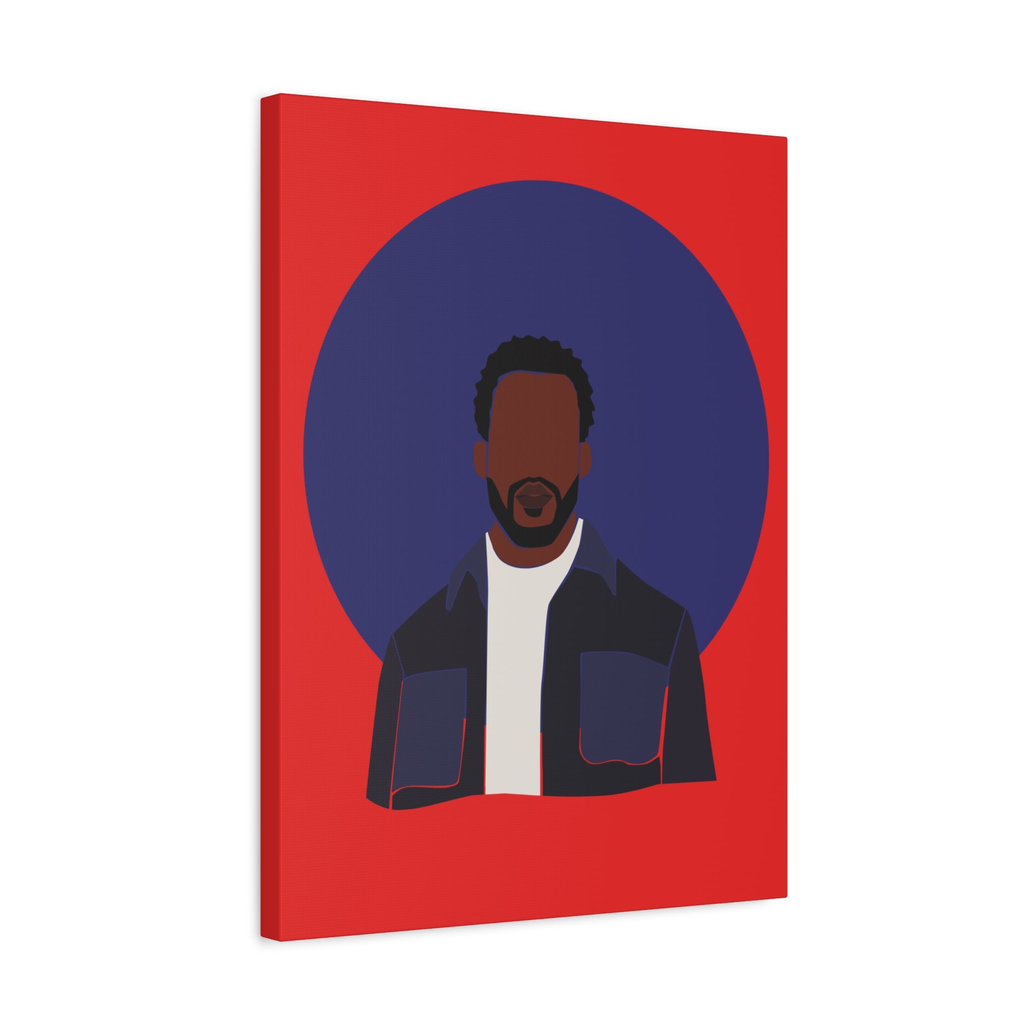 Minimalist Male Abstract — Canvas Art