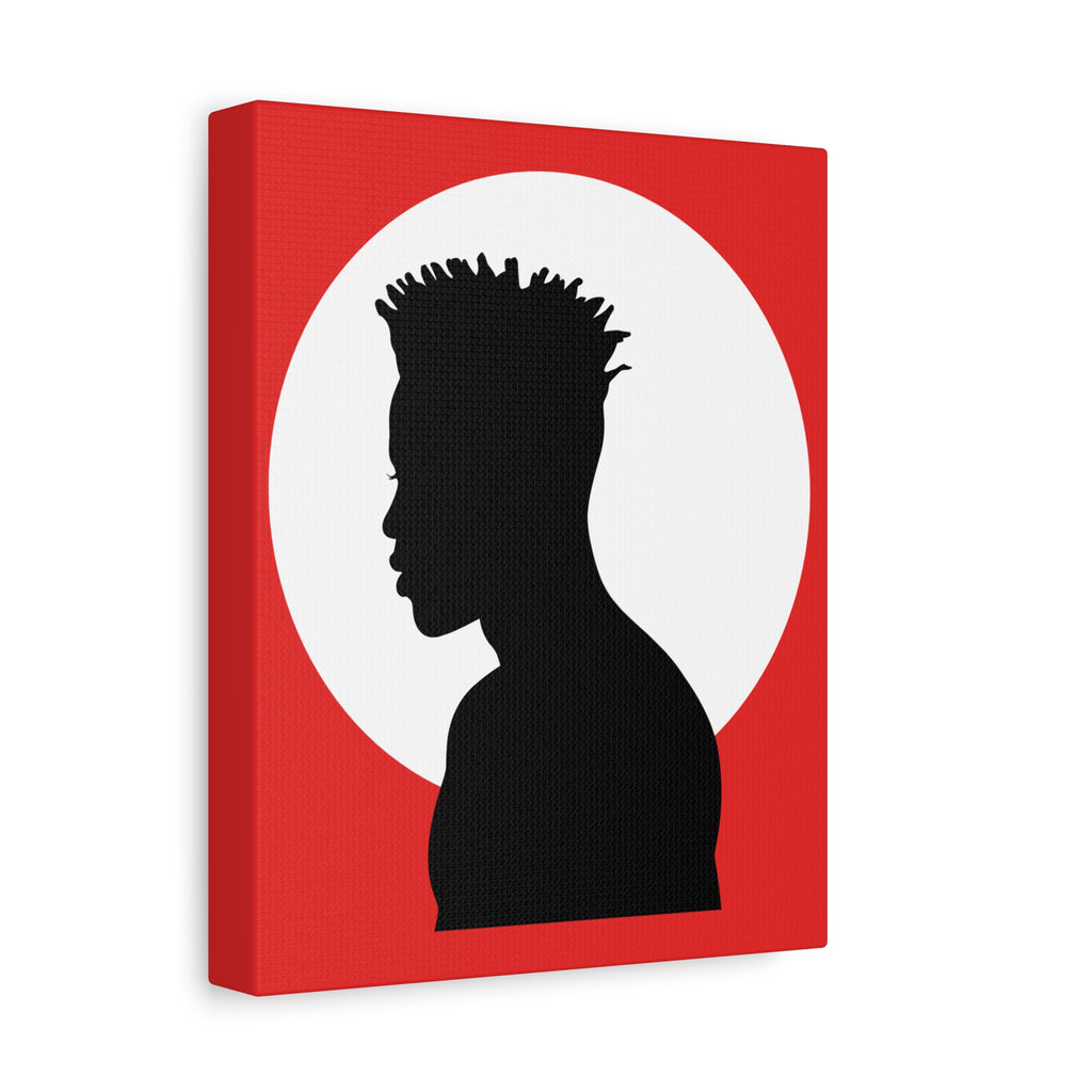 Male Silhouette — Canvas Art
