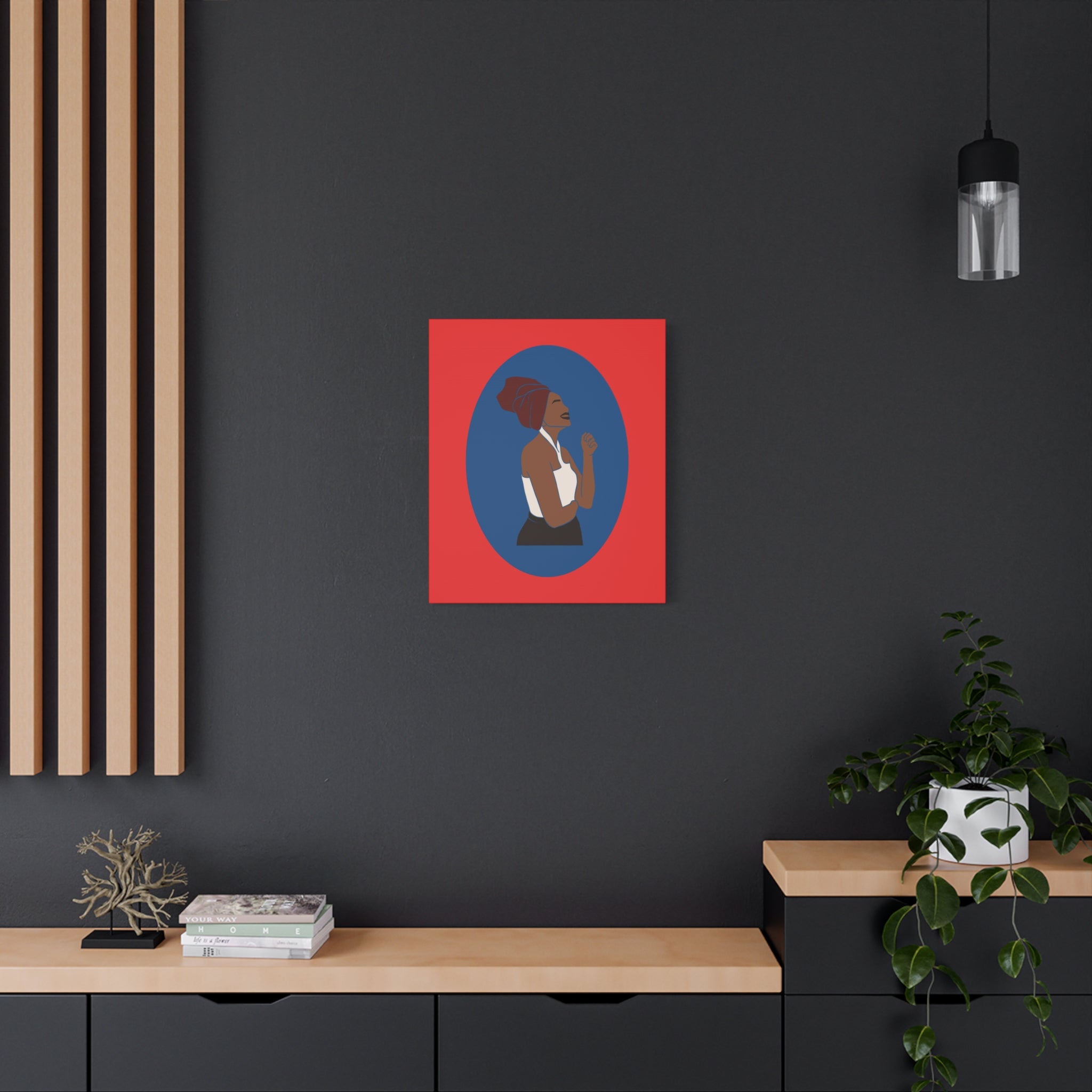 Joyful Woman — Canvas Art