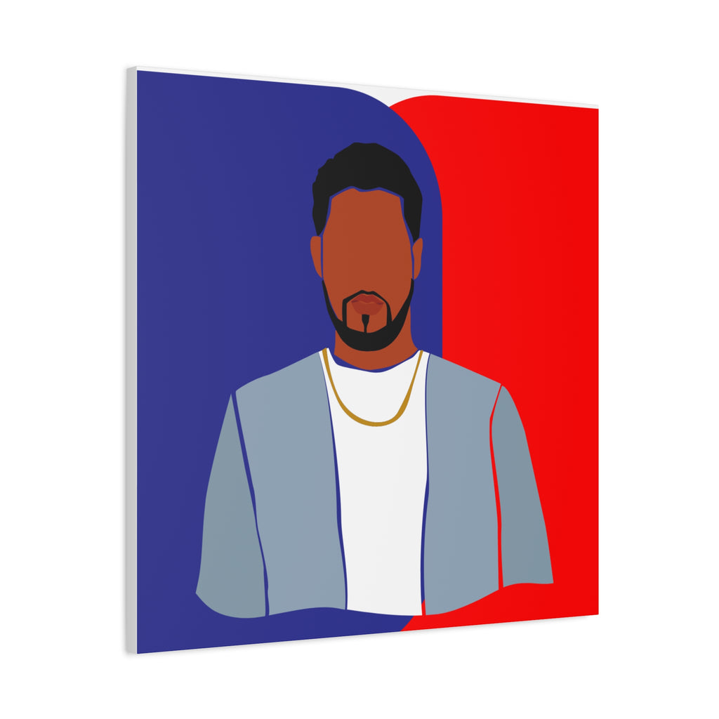 Abstract Male Figure - Canvas Art