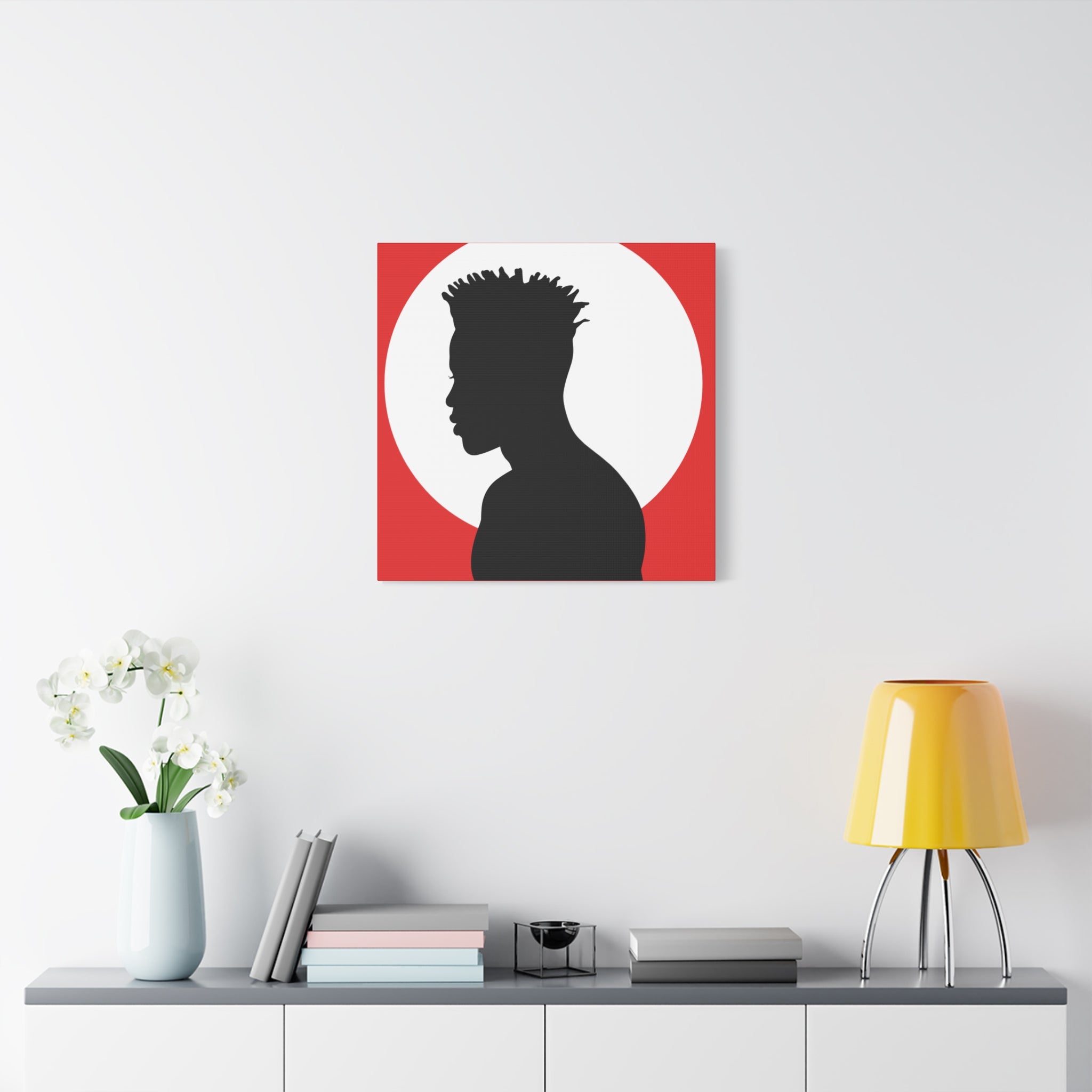 Male Silhouette — Canvas Art