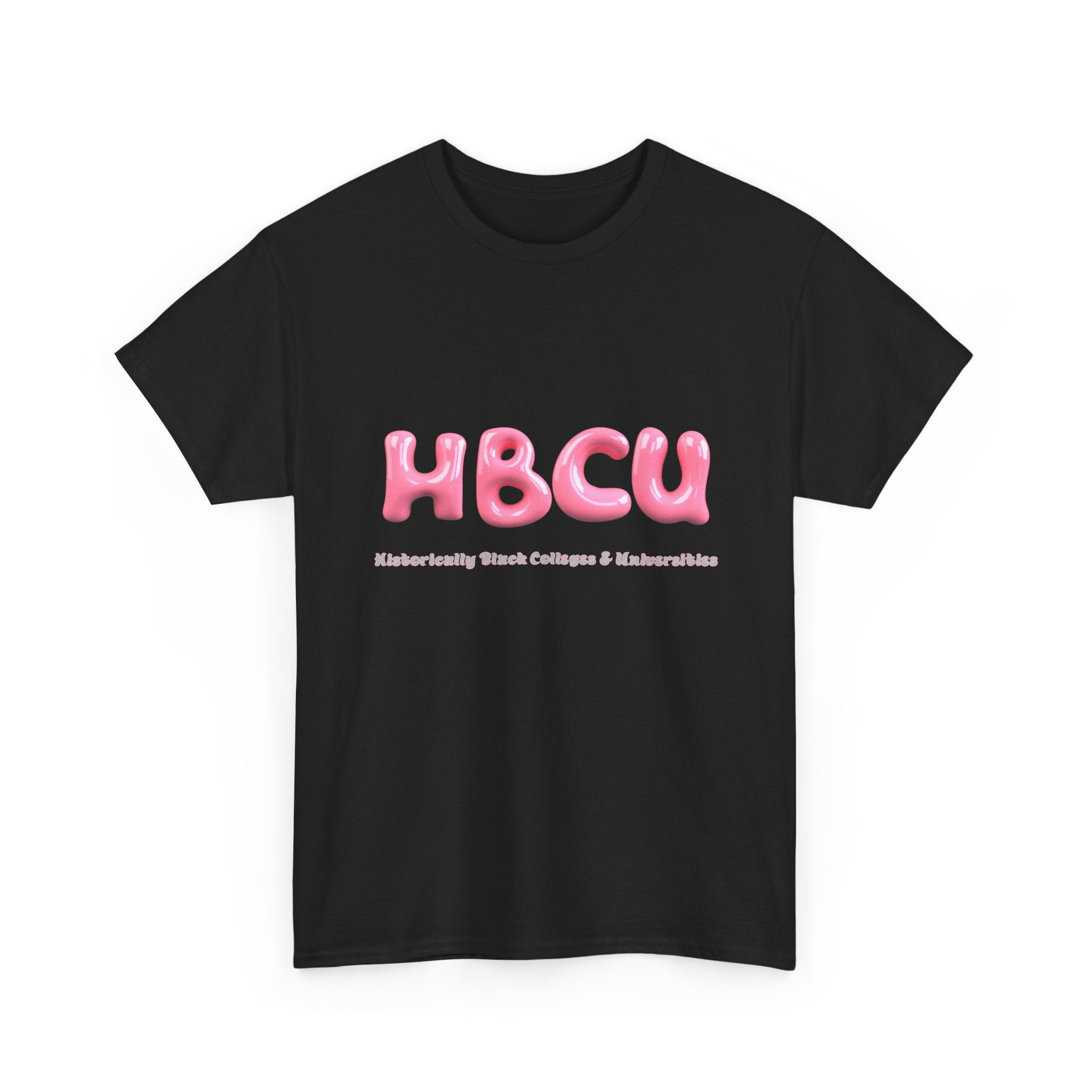 HBCU Pink Bubble Letter - Empowerment Tee Shirt