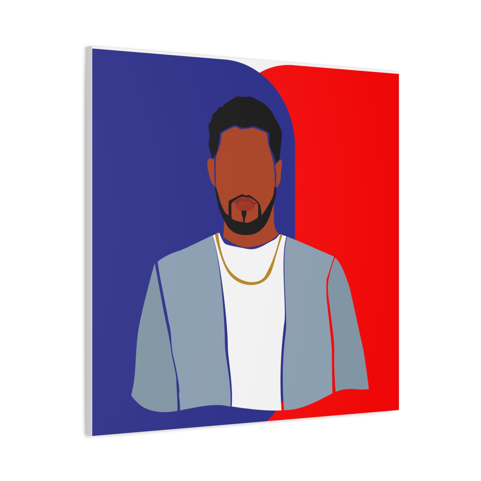 Abstract Male Figure - Canvas Art