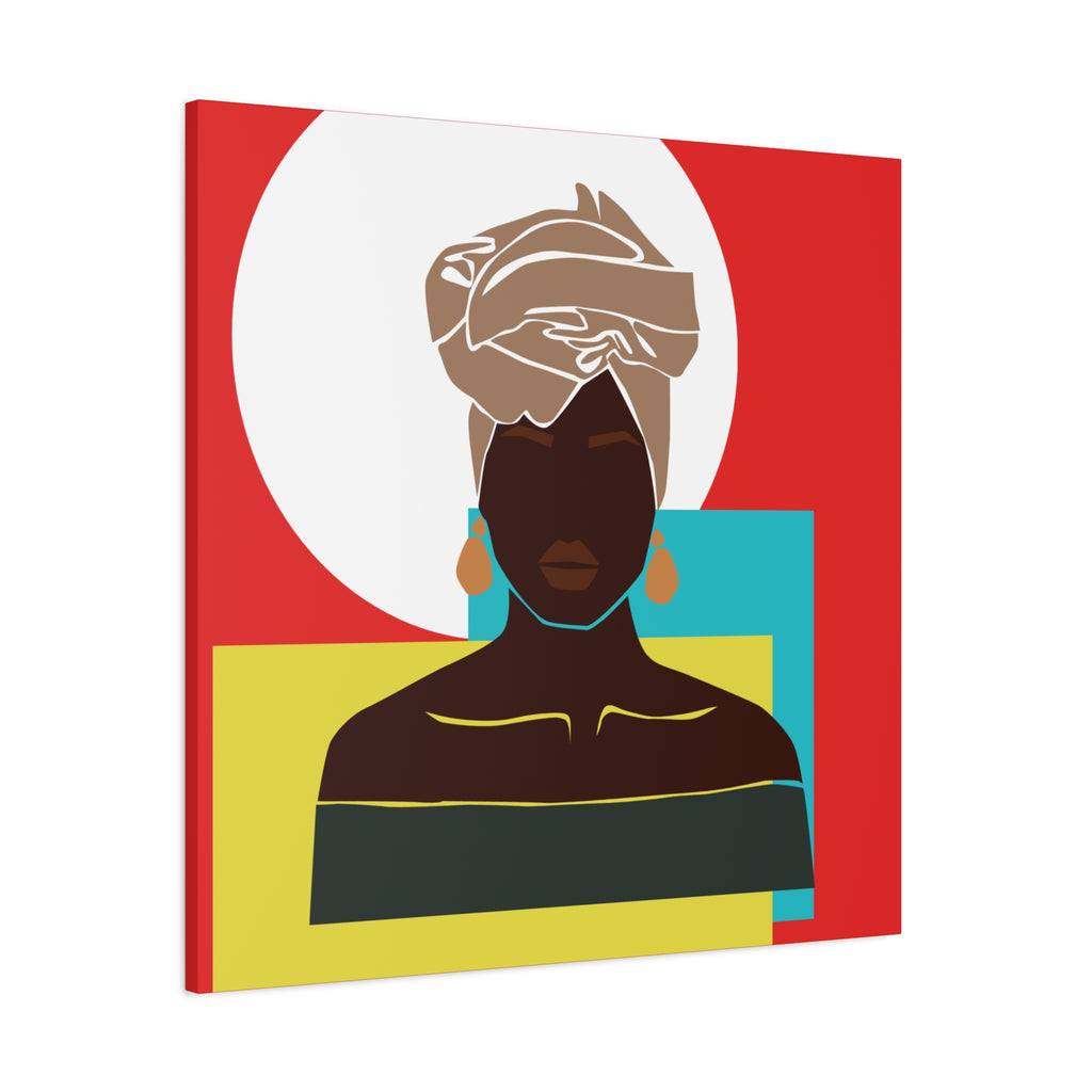 Headwrap Woman — Canvas Art