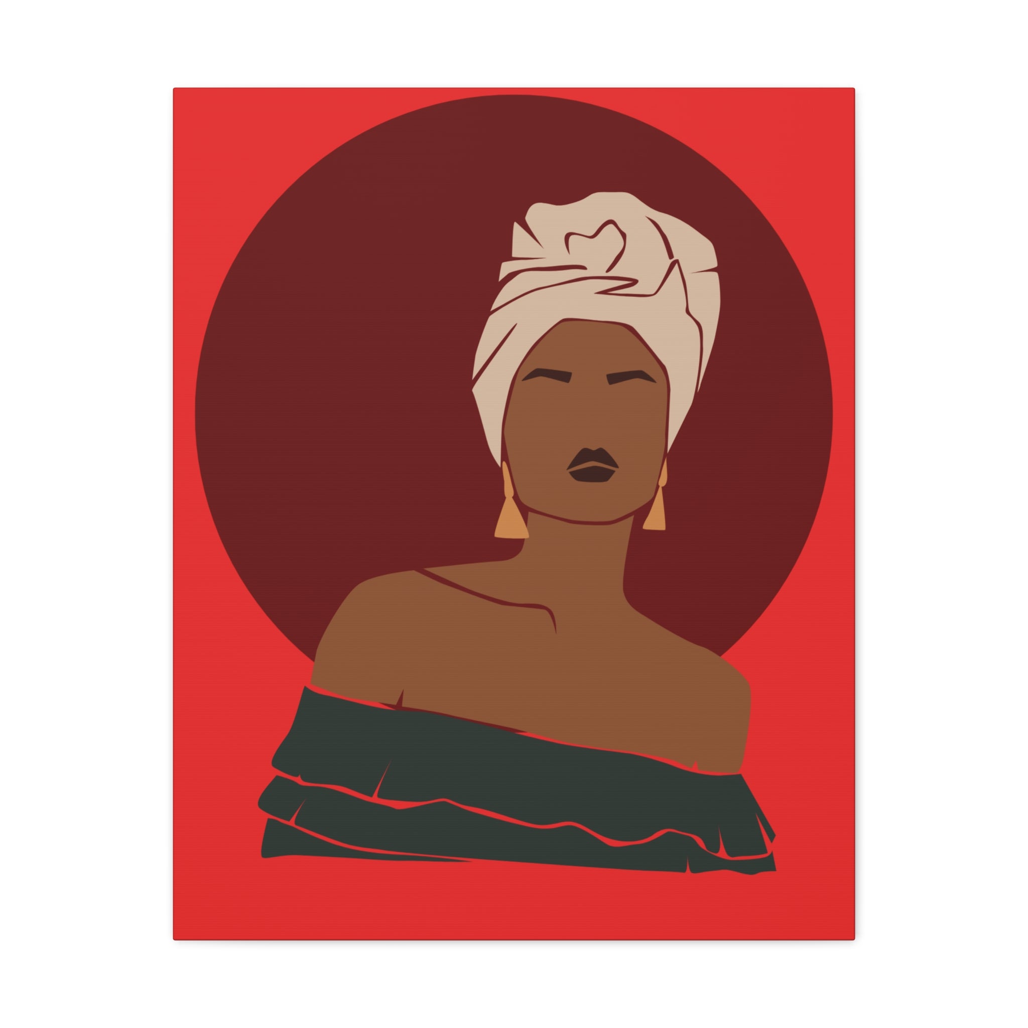 Afrocentric Woman - Canvas Art