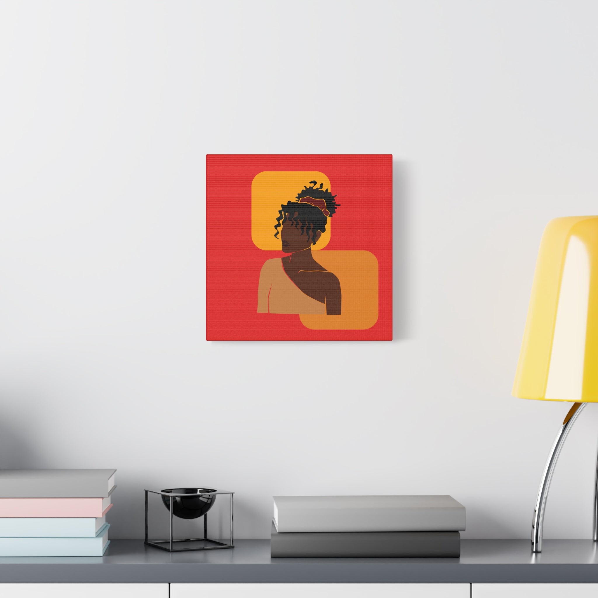 Afrocentric Black Woman - Canvas Art