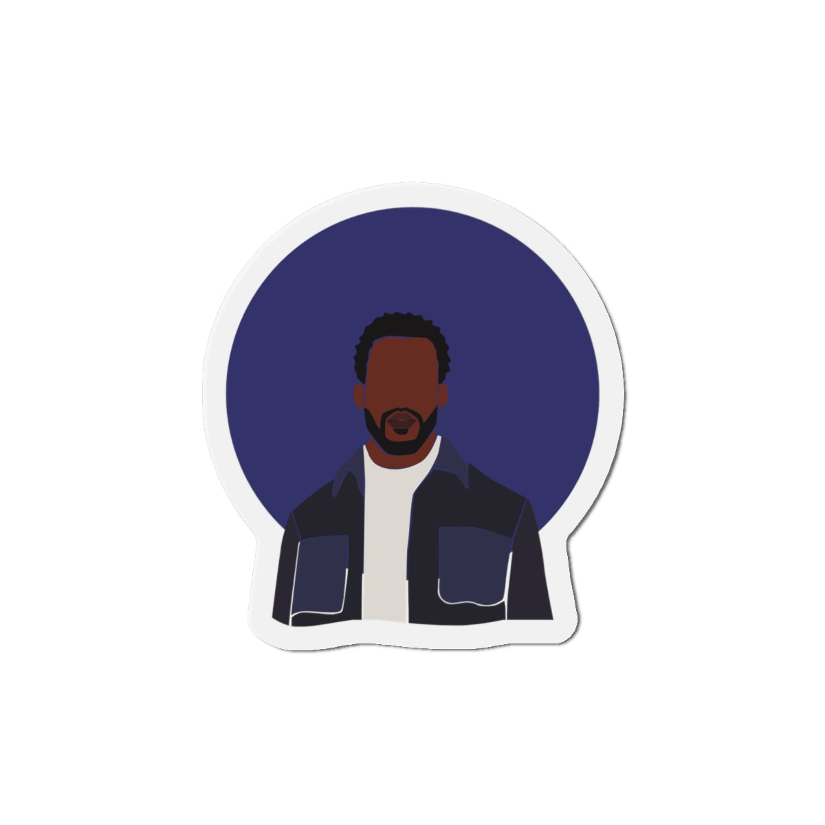 Afrocentric Male — Magnet