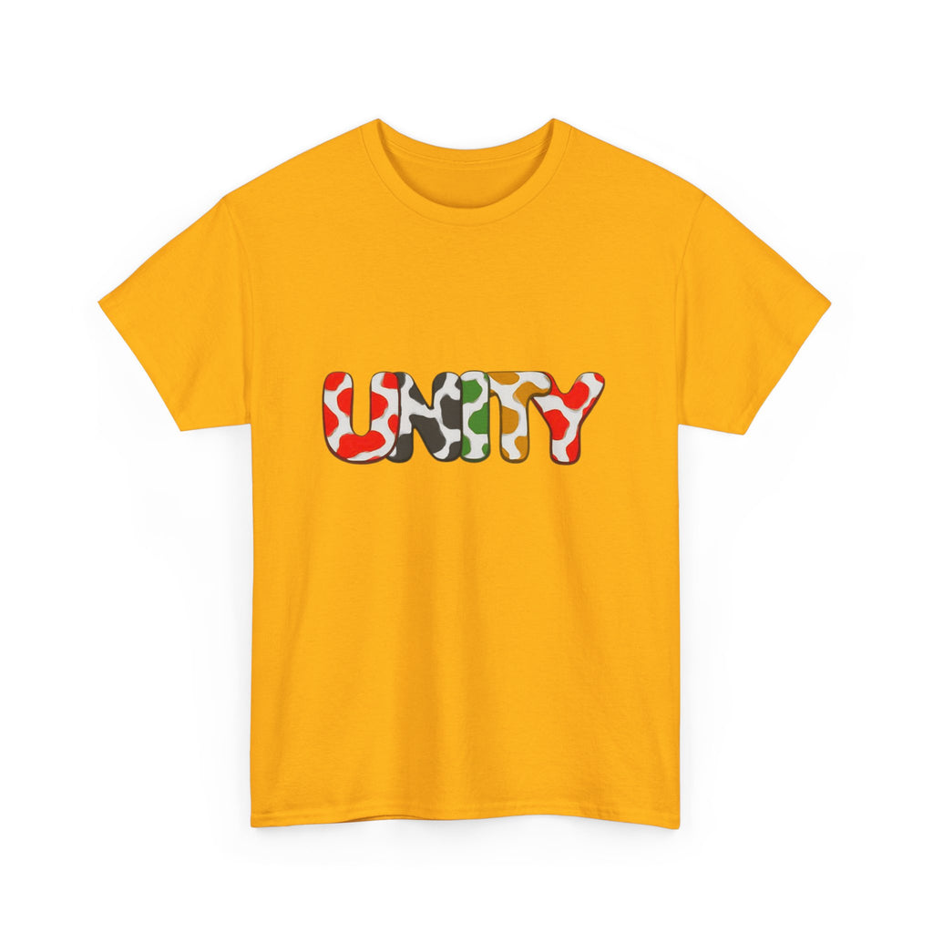 Unity  Colorful Camouflage –Empowerment Tee Shirt
