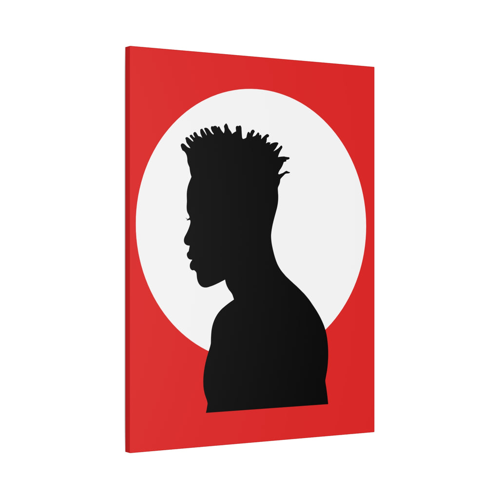 Male Silhouette — Canvas Art
