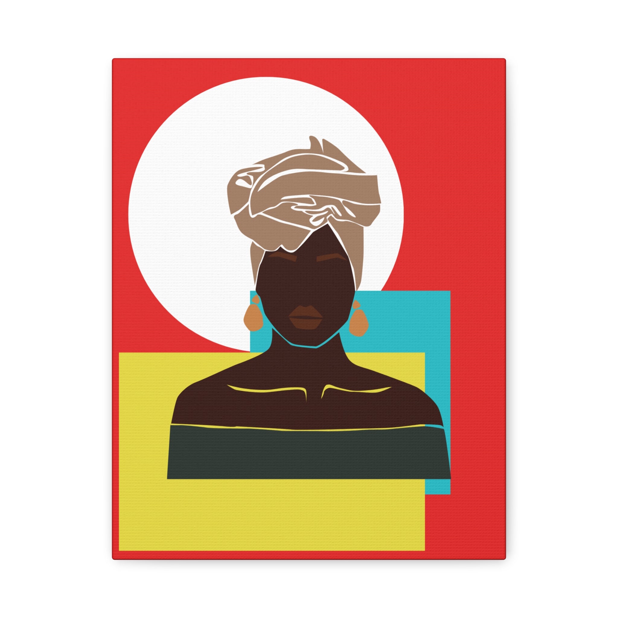 Headwrap Woman — Canvas Art