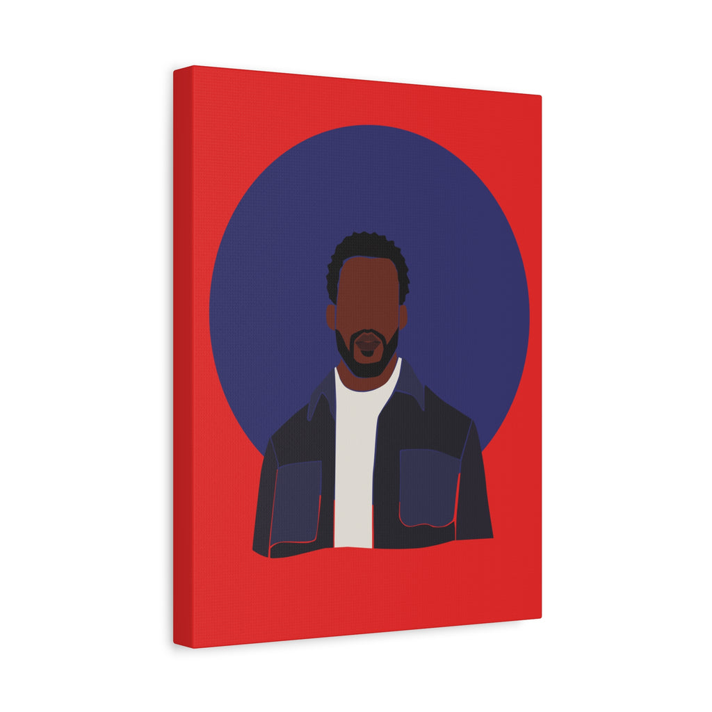 Minimalist Male Abstract — Canvas Art