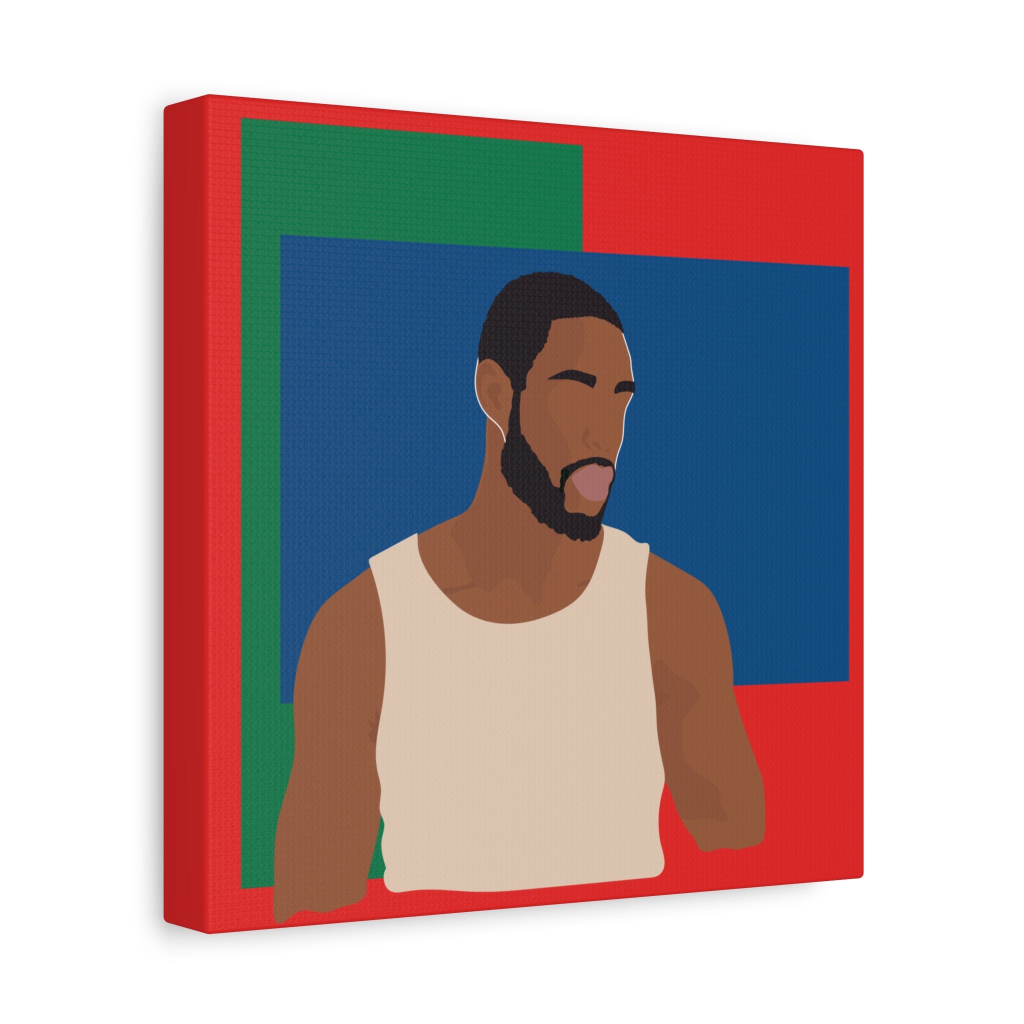 Modern Minimalist Bold Color Block -  Canvas Art