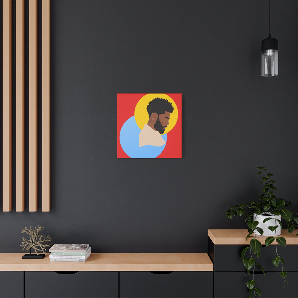Male Silhouette — Canvas Art