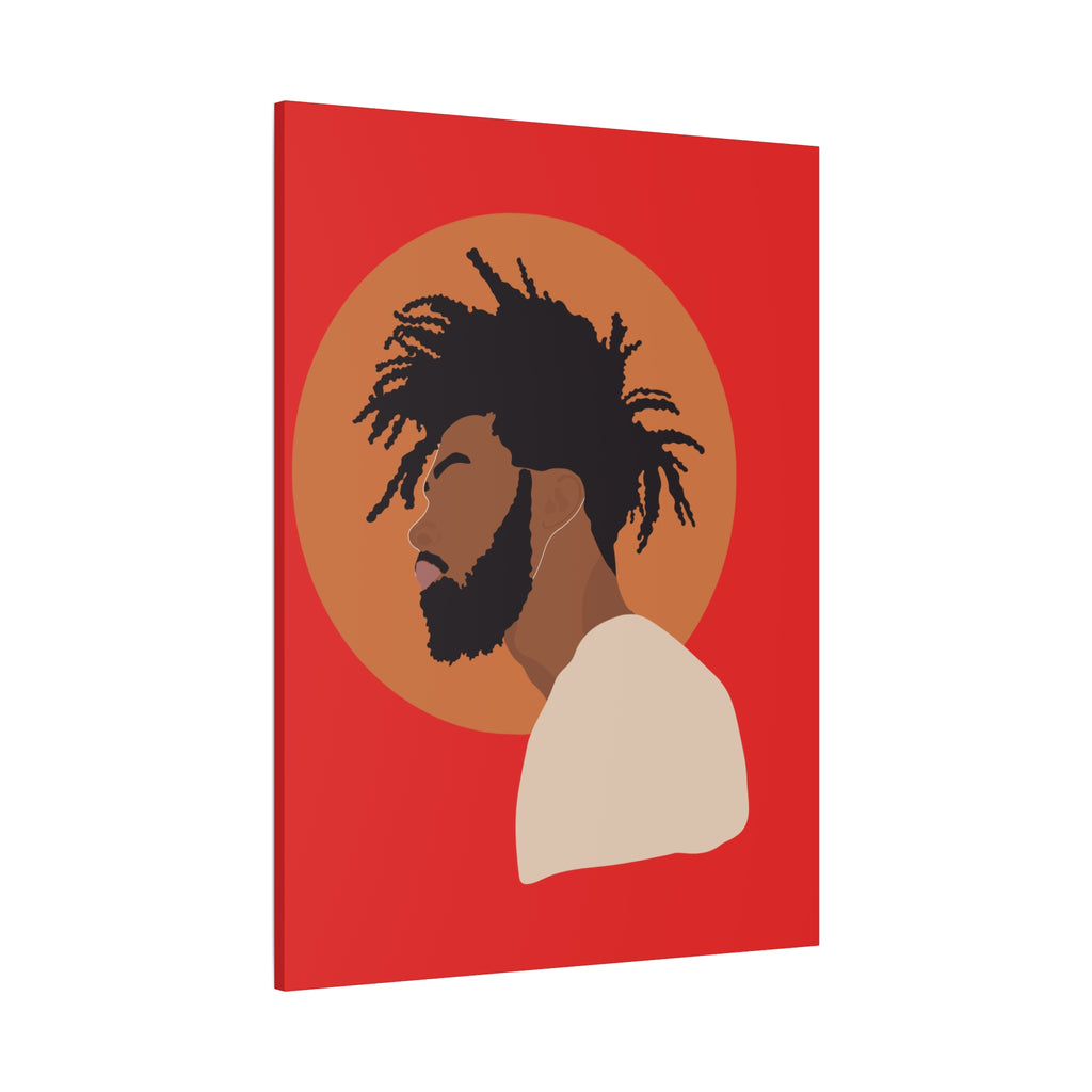 Male with Brown Sun — Canvas Art