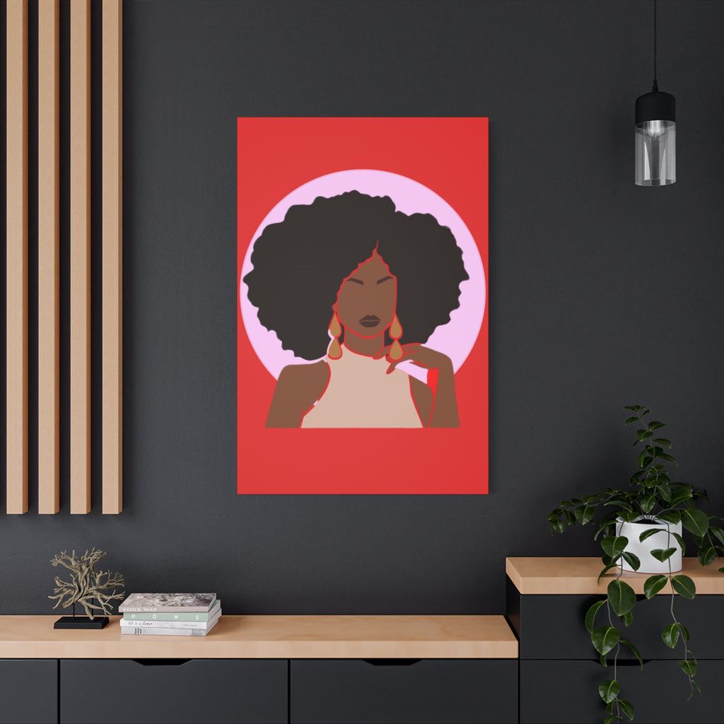 Afro Woman — Art Canvas