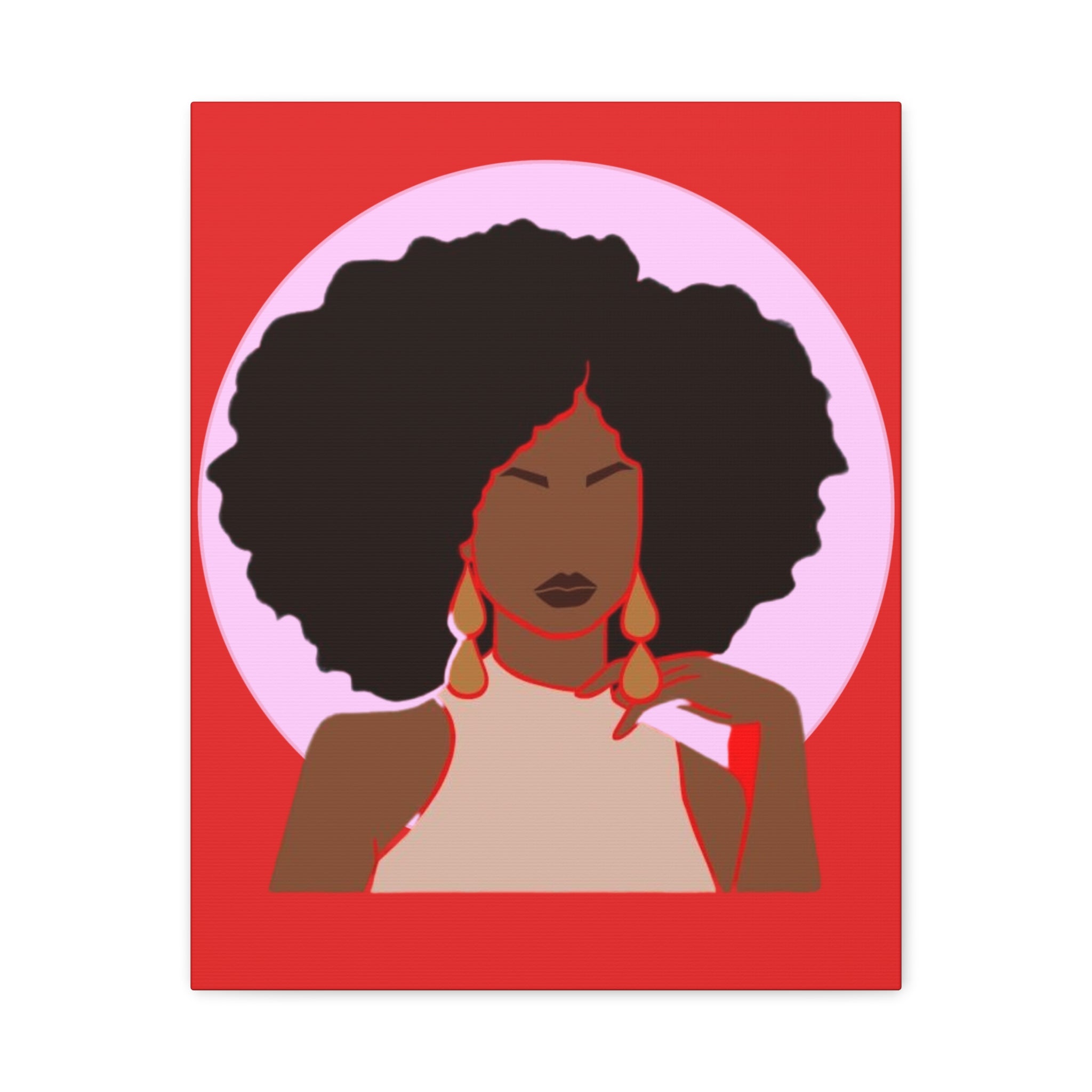 Afro Woman — Art Canvas
