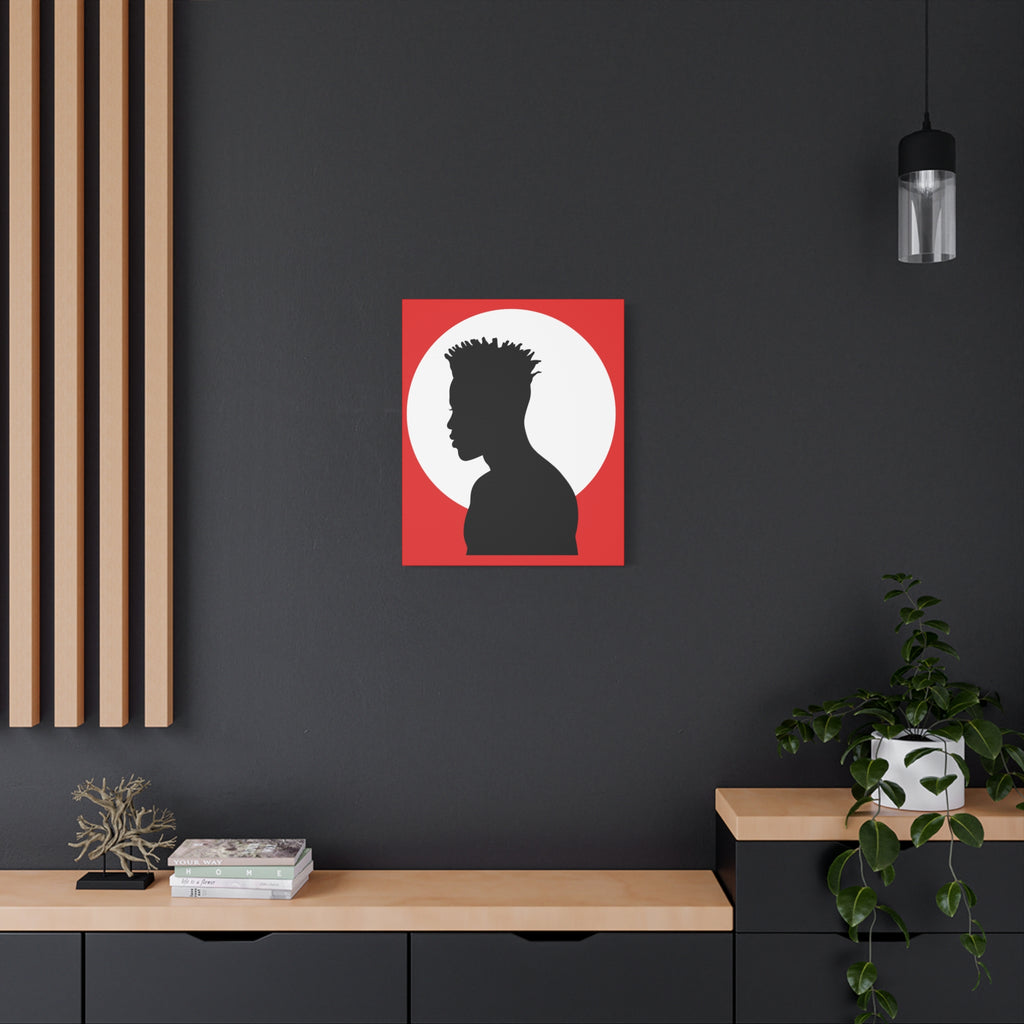 Male Silhouette — Canvas Art