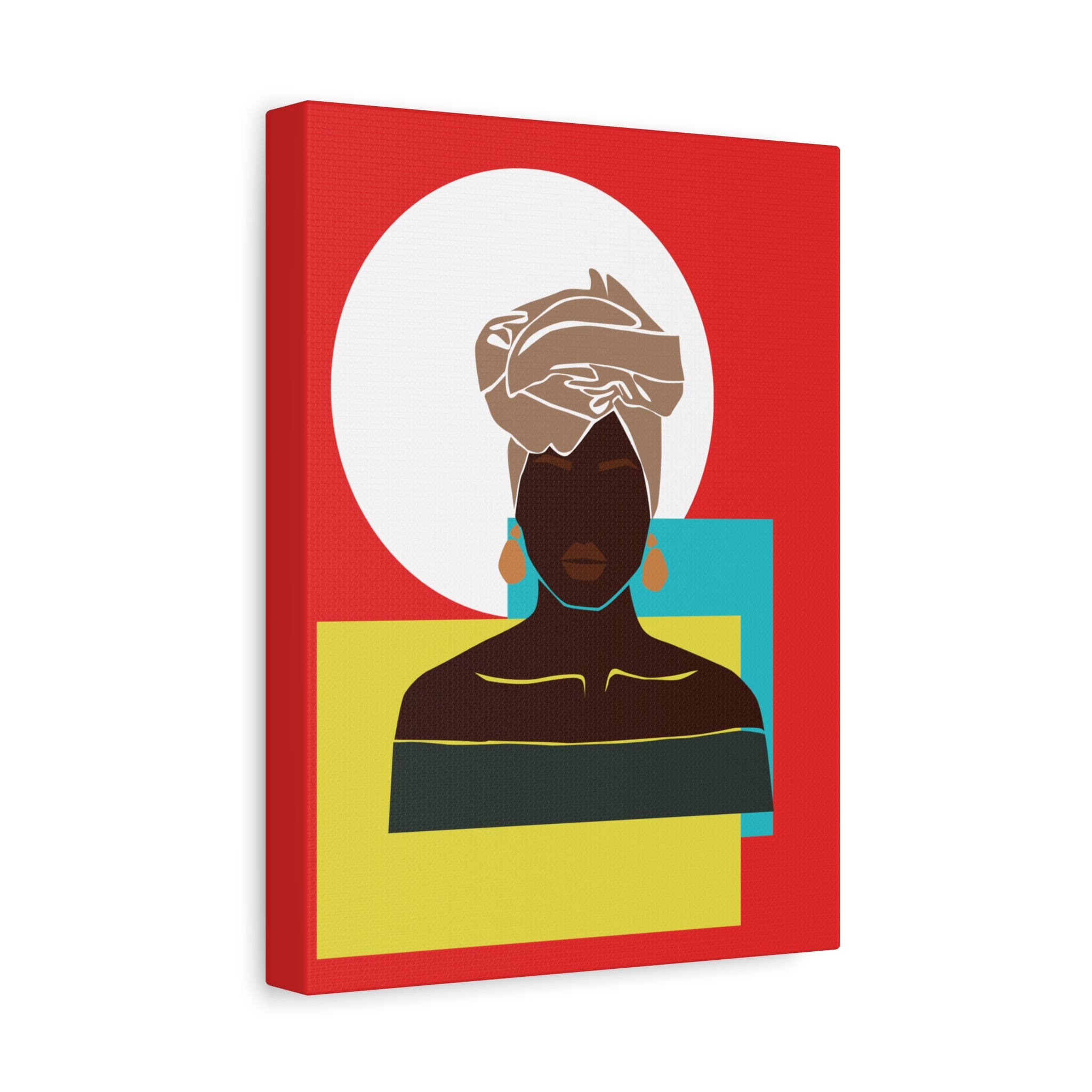 Headwrap Woman — Canvas Art