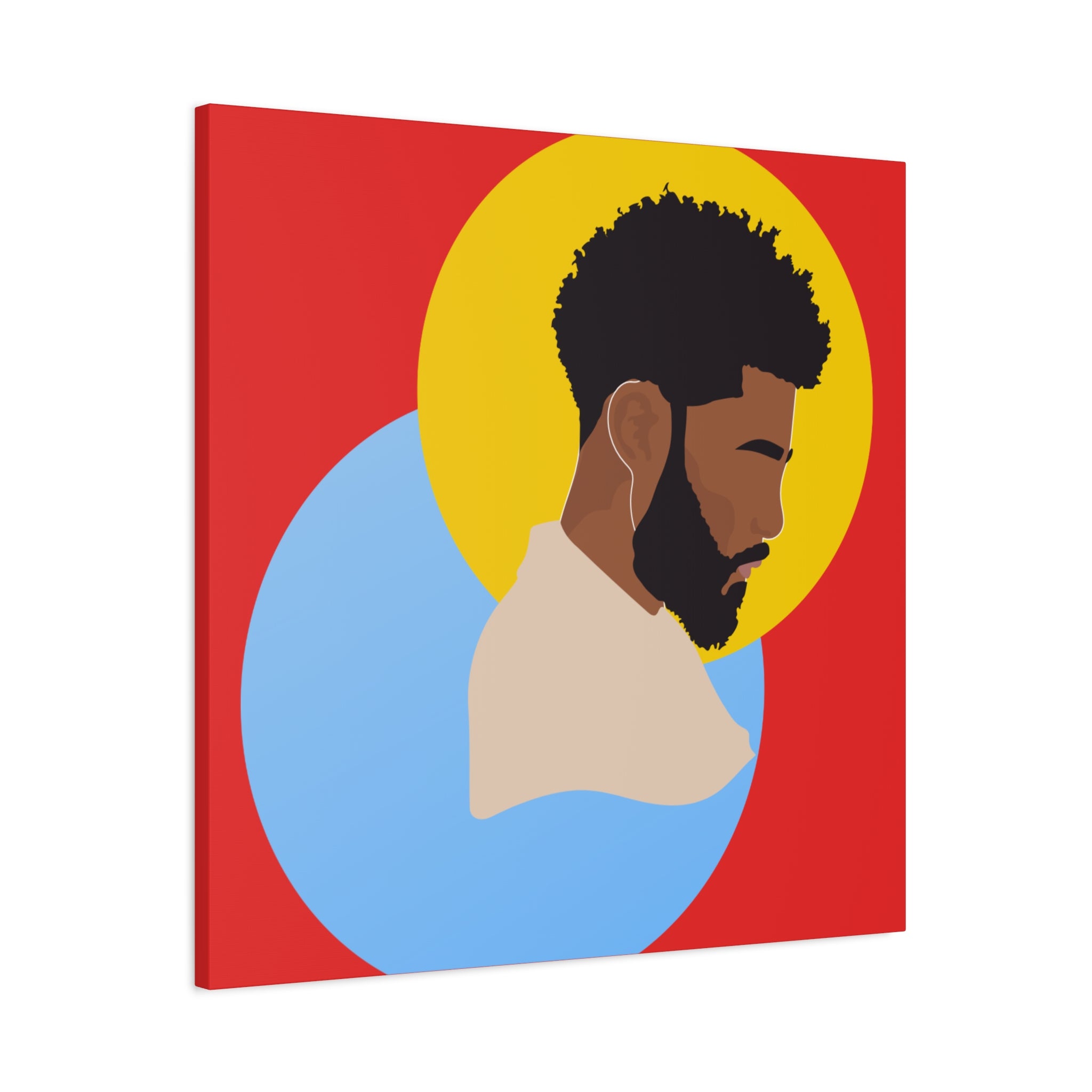 Male Silhouette — Canvas Art
