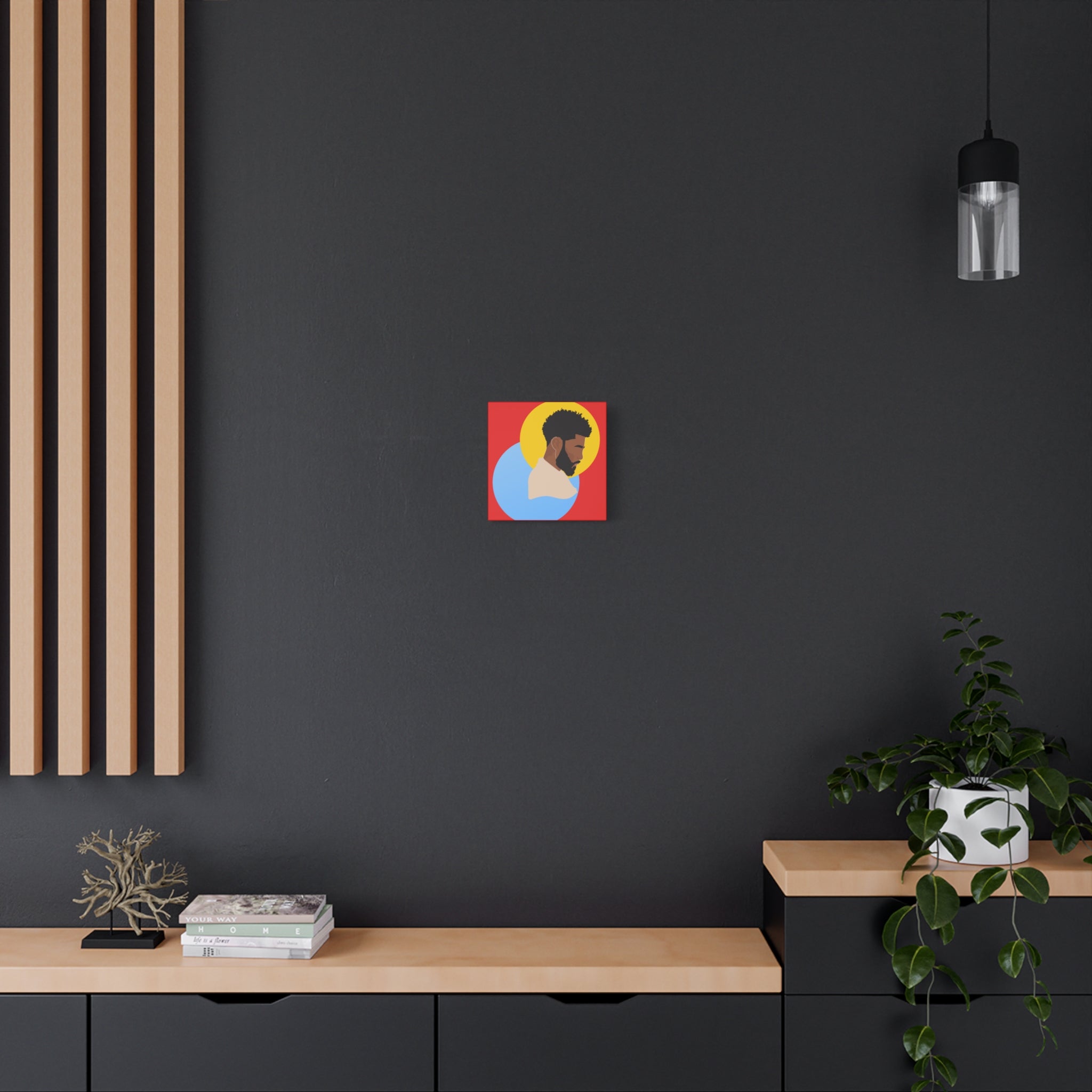 Male Silhouette — Canvas Art