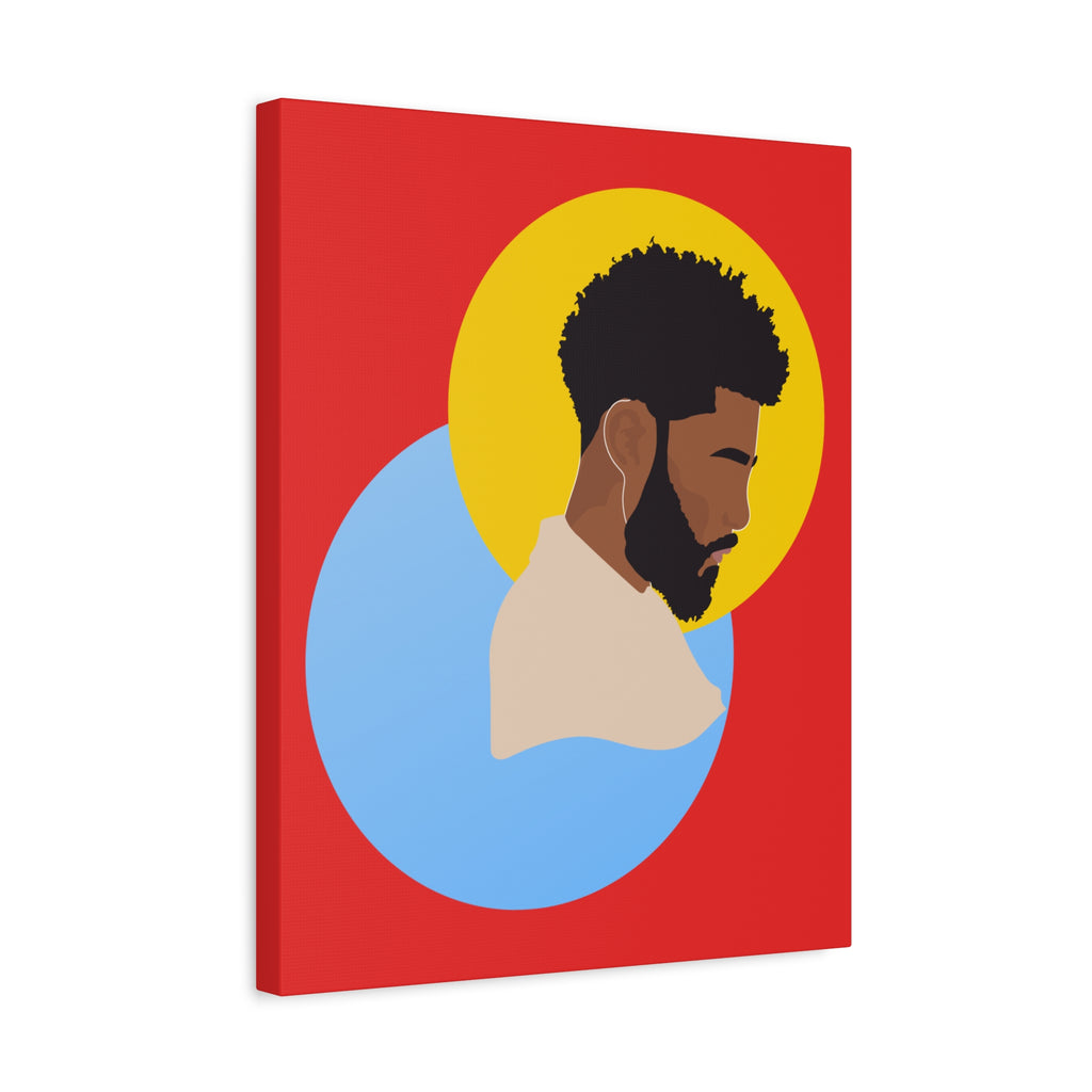 Male Silhouette — Canvas Art
