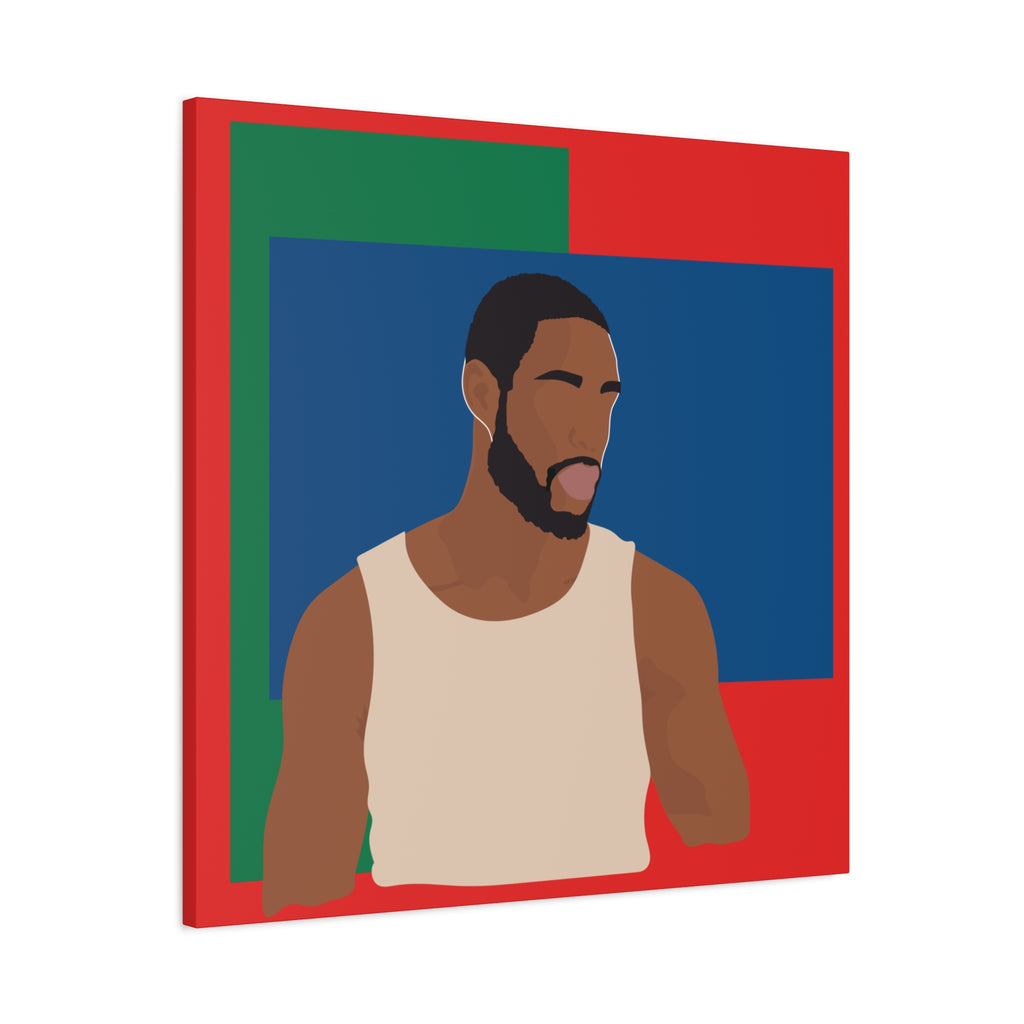 Modern Minimalist Bold Color Block -  Canvas Art