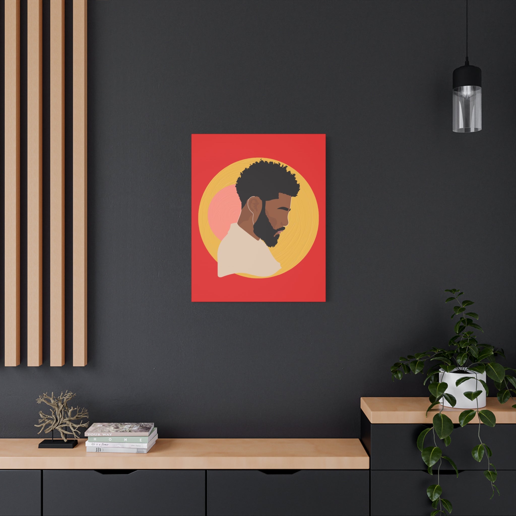 Afrocentric Male — Canvas Art