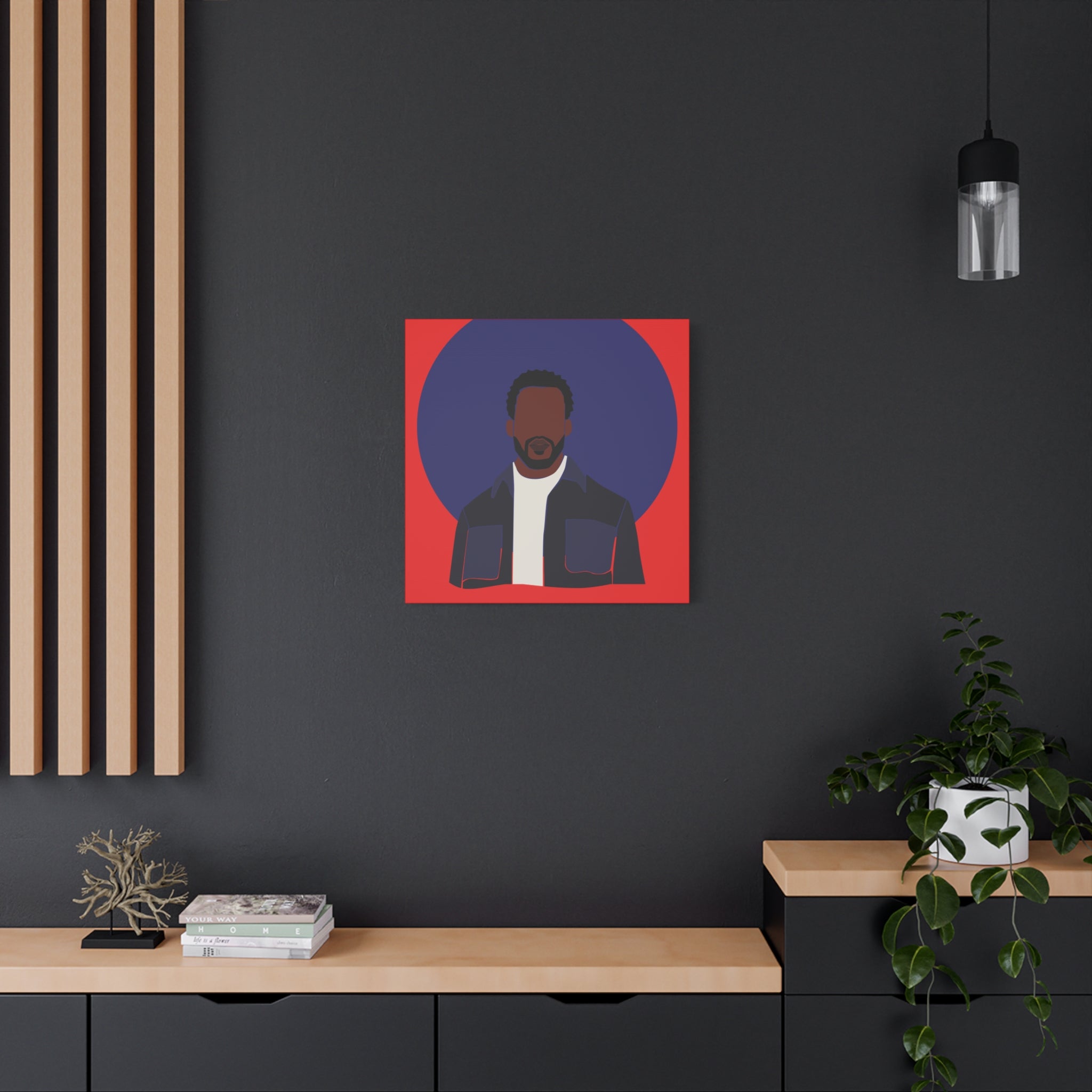 Minimalist Male Abstract — Canvas Art