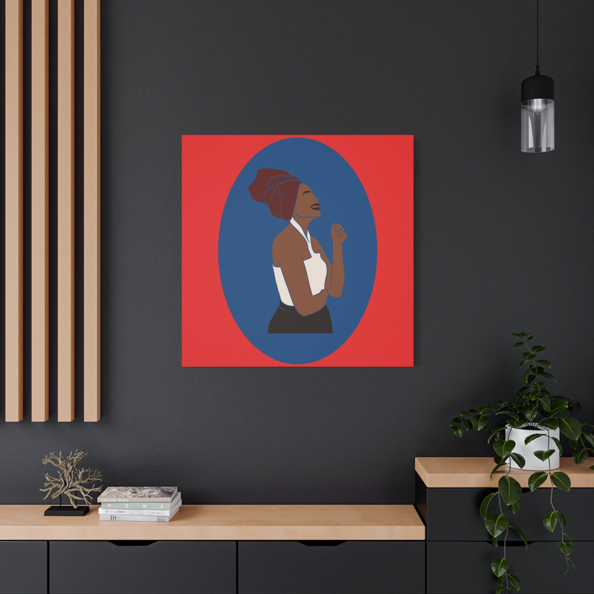 Joyful Woman — Canvas Art