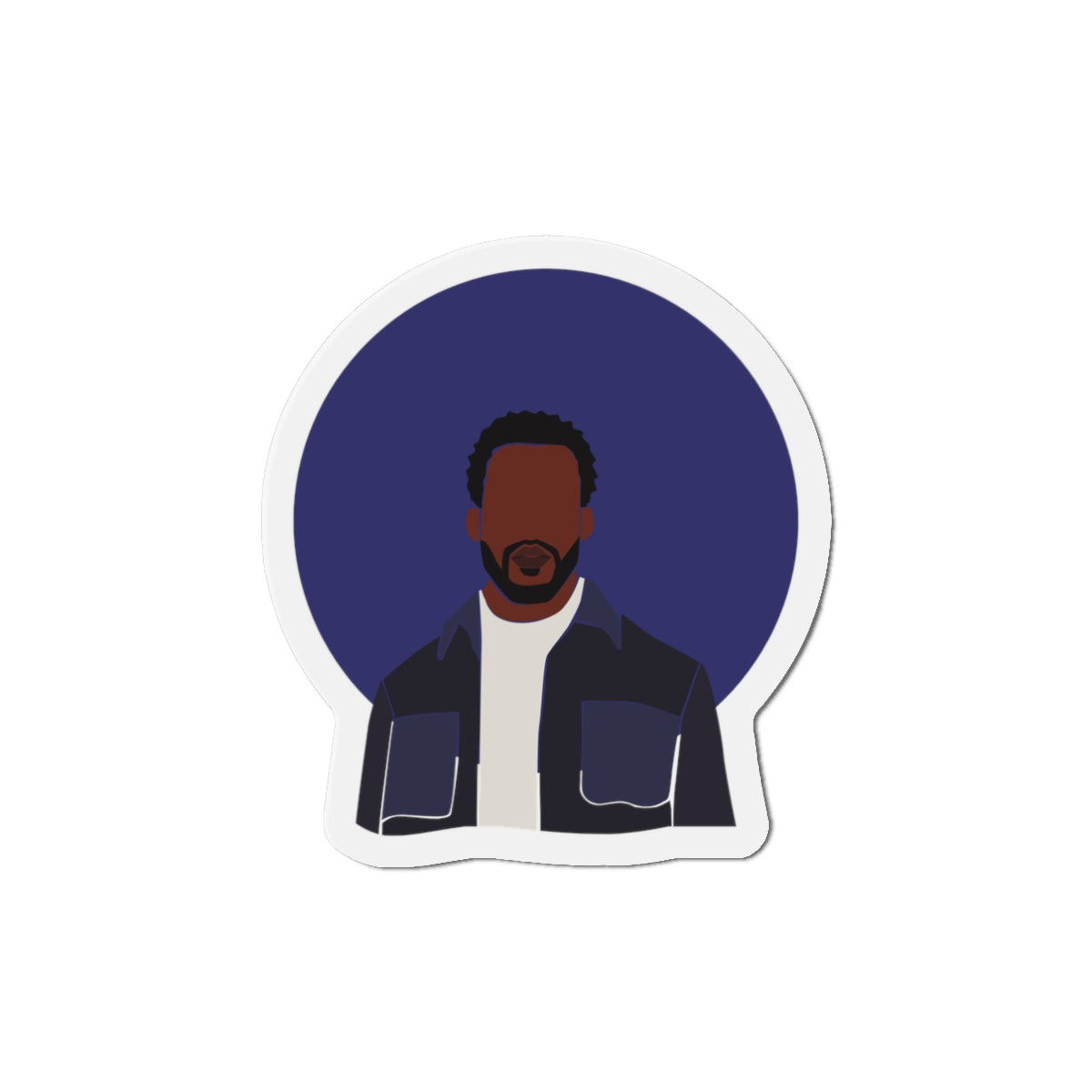 Afrocentric Male — Magnet