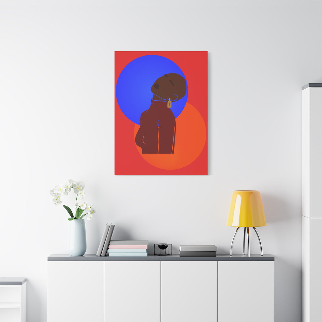 Bold Abstract Woman — Canvas Art