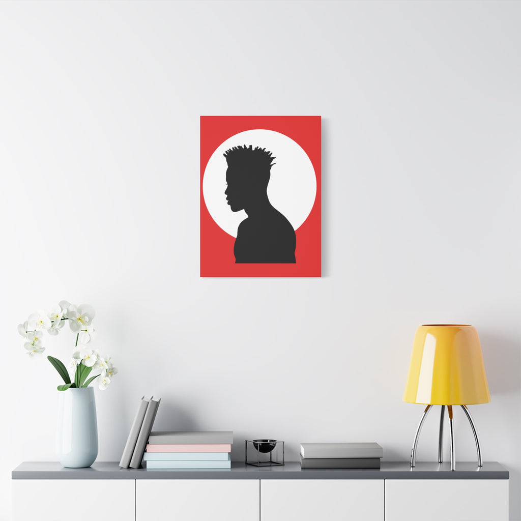 Male Silhouette — Canvas Art