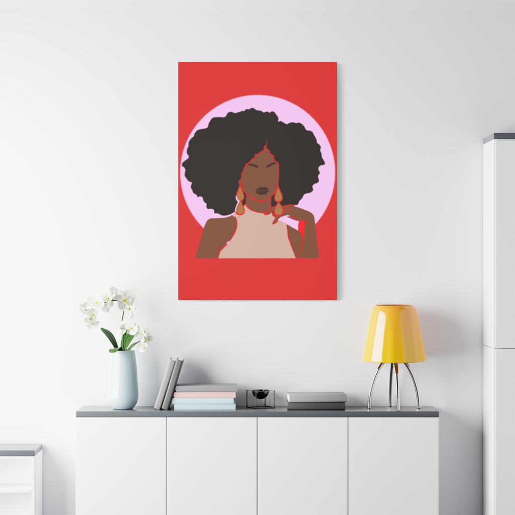 Afro Woman — Art Canvas