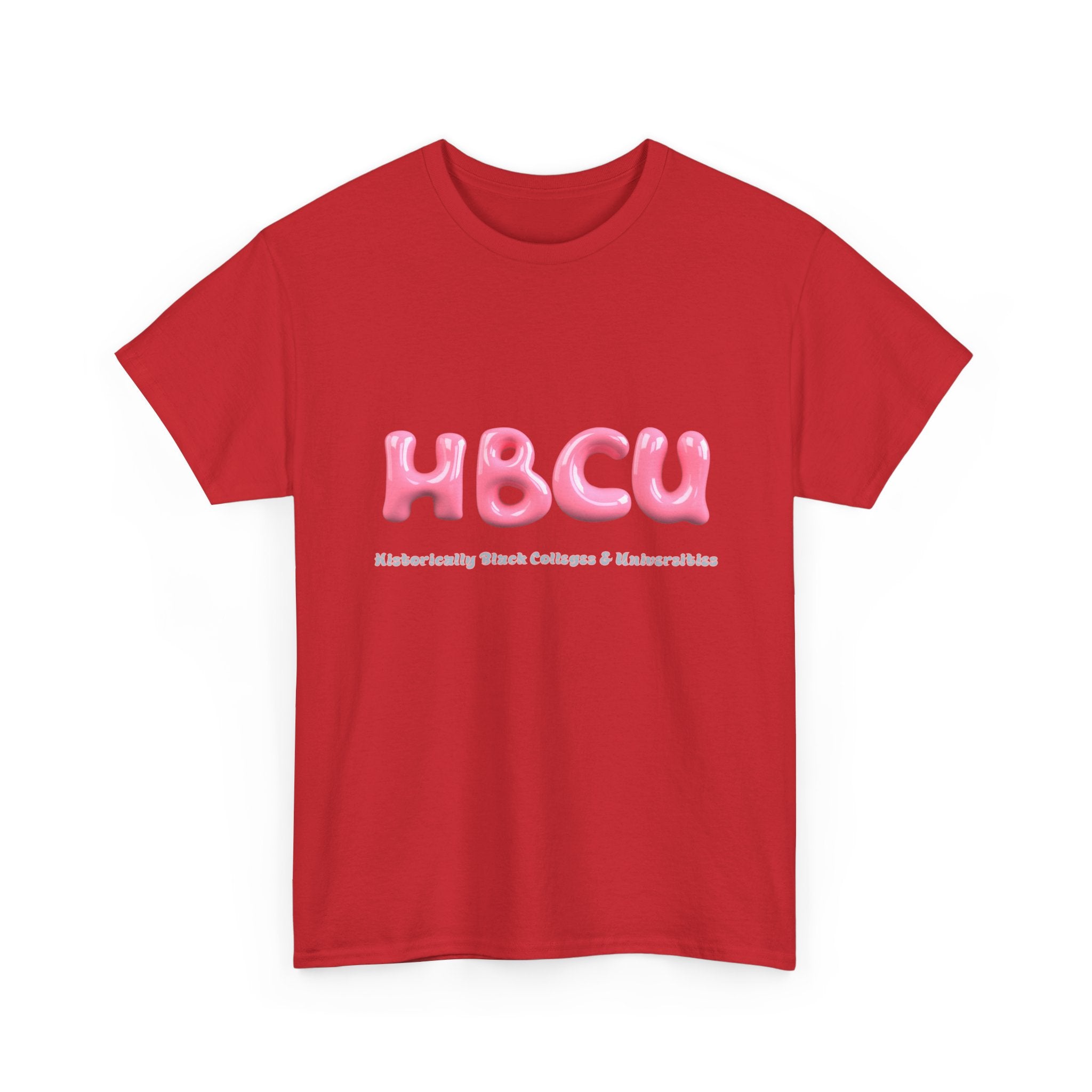 HBCU Pink Bubble Letter - Empowerment Tee Shirt