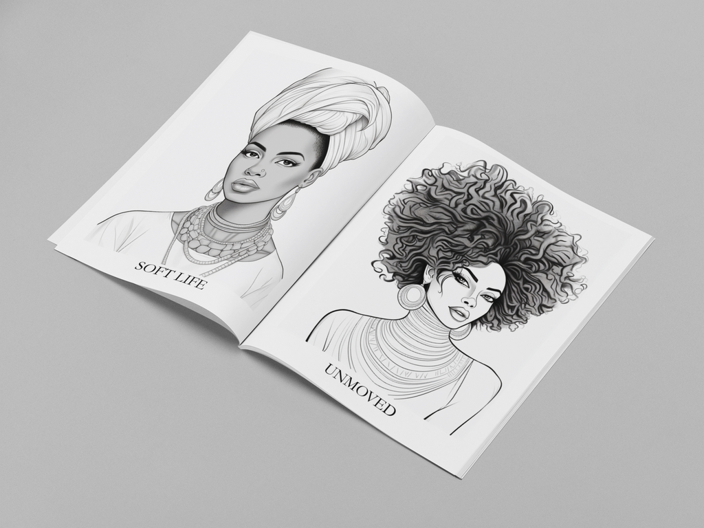 Crowned in Presence - A Coloring & Affirmation Experience - PHYSICAL BOOK