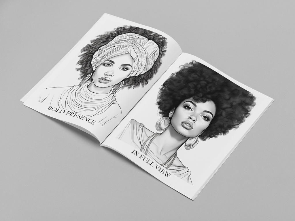 Crowned in Presence - A Coloring & Affirmation Experience - PHYSICAL BOOK